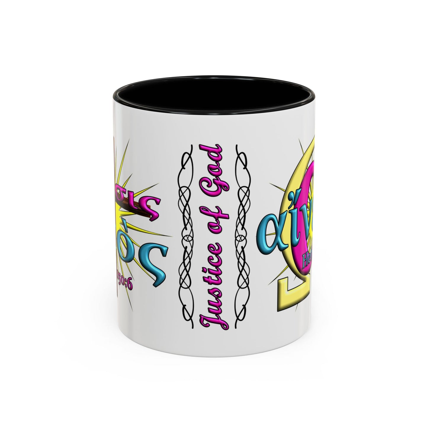 Praise - Justice - Accent Coffee Mug, 11oz