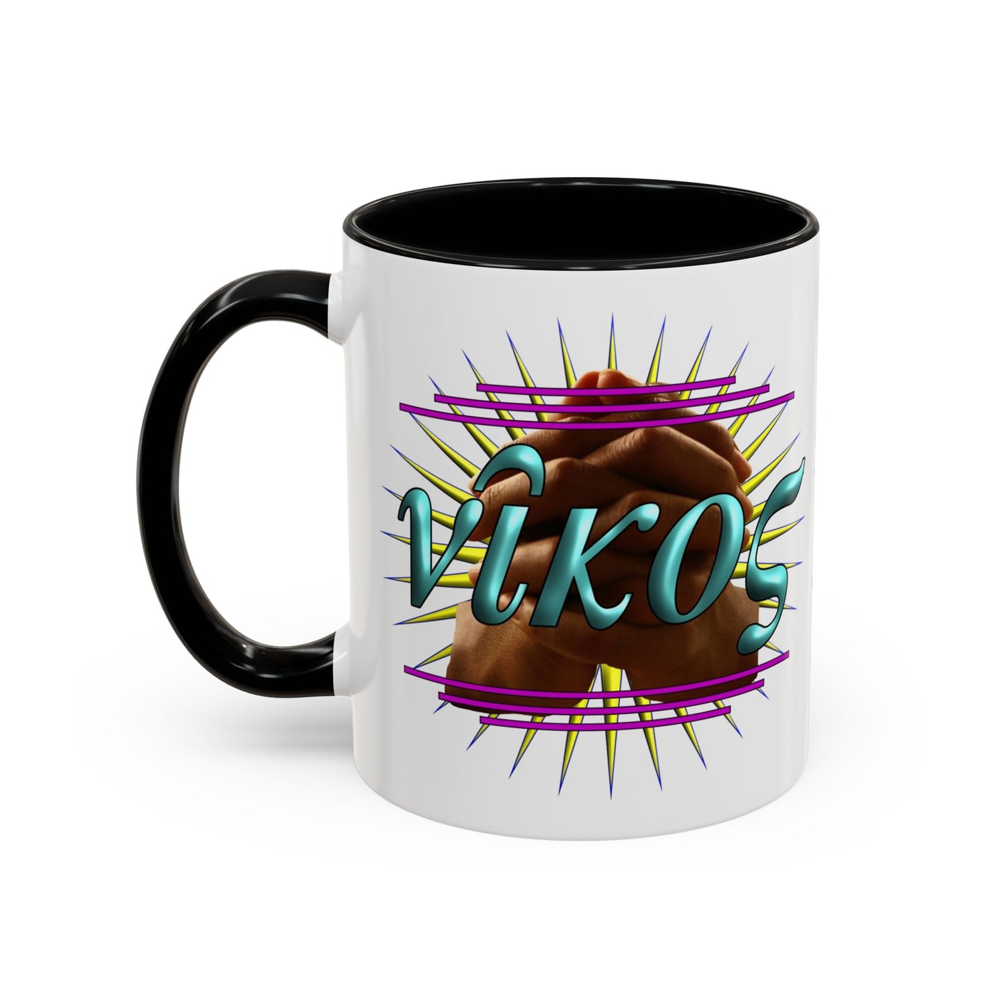 In Jesus Name - Victory - Accent Coffee Mug, 11oz