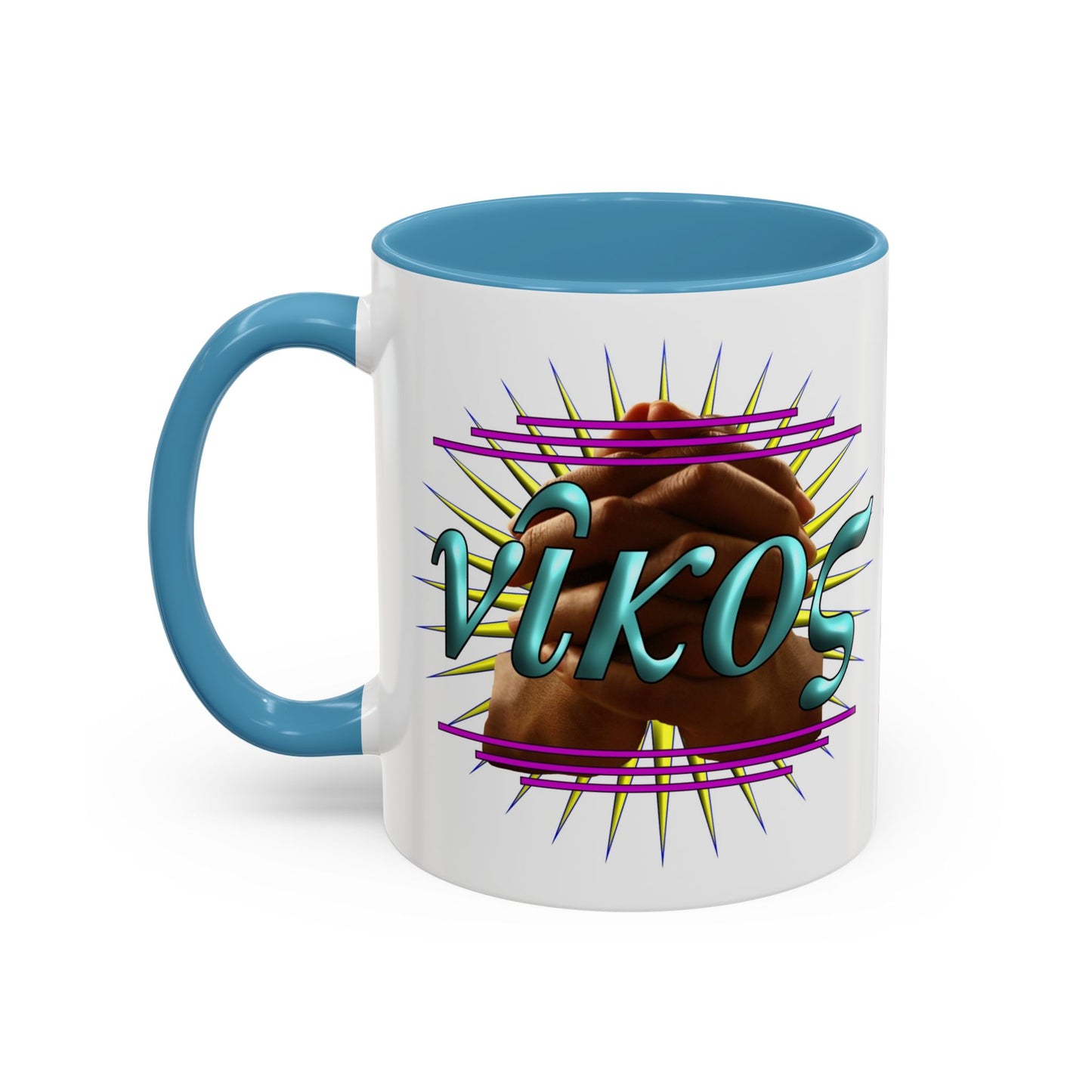 In Jesus Name - Victory - Accent Coffee Mug, 11oz