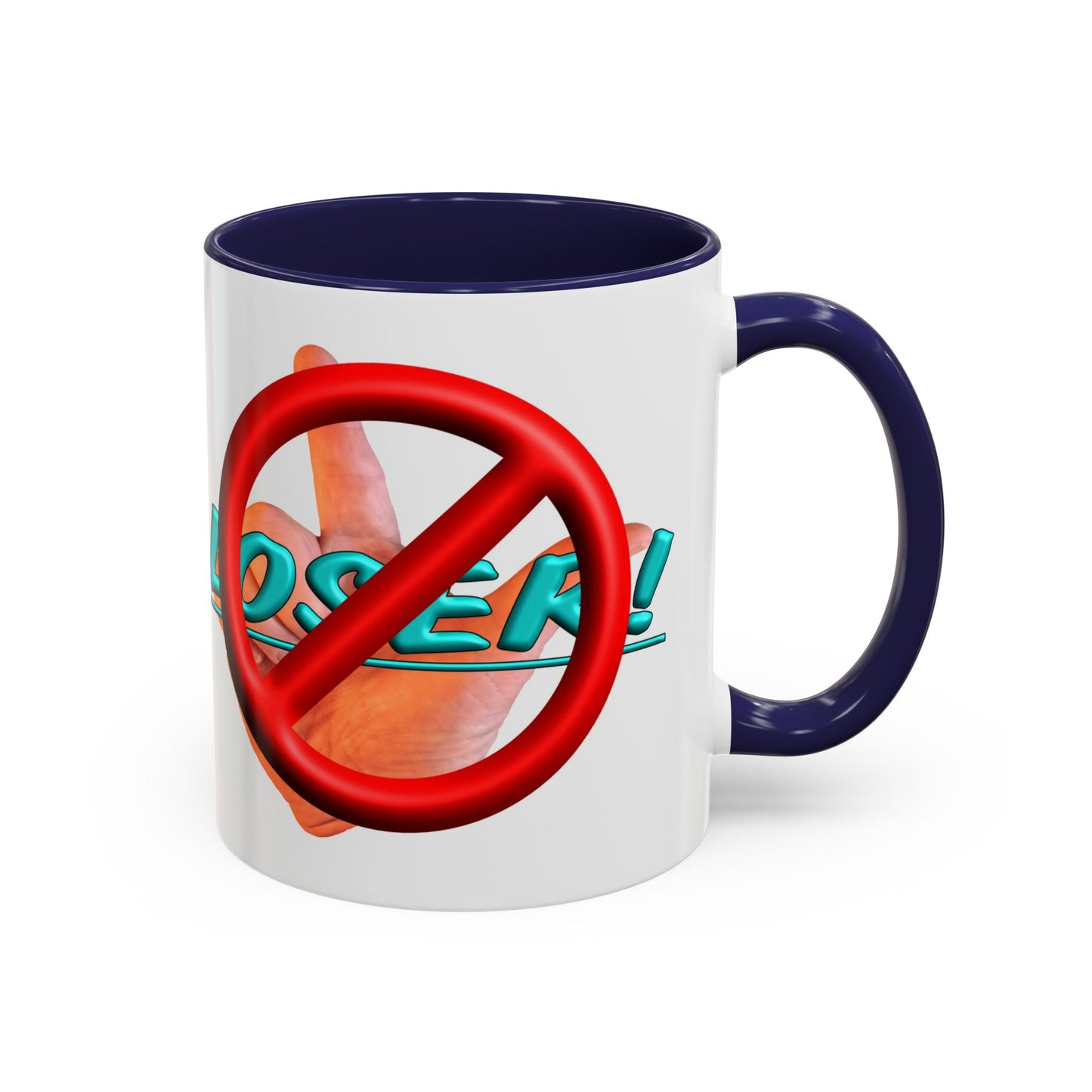 GNS - Loser! - Accent Coffee Mug, 11oz
