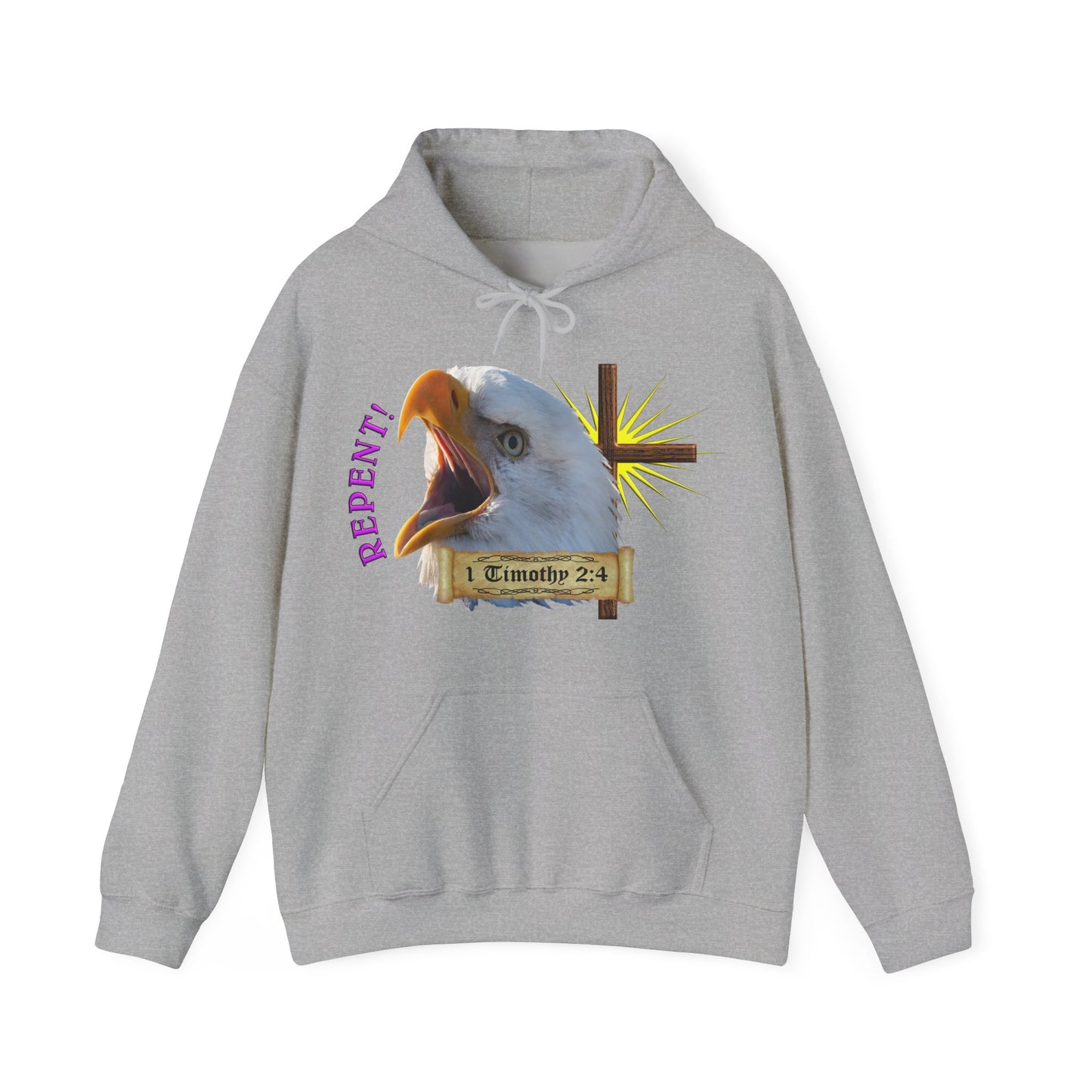 Repent - Eagle Hooded Sweatshirt