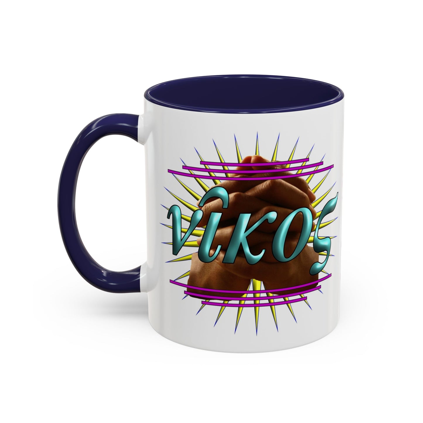 In Jesus Name - Victory - Accent Coffee Mug, 11oz