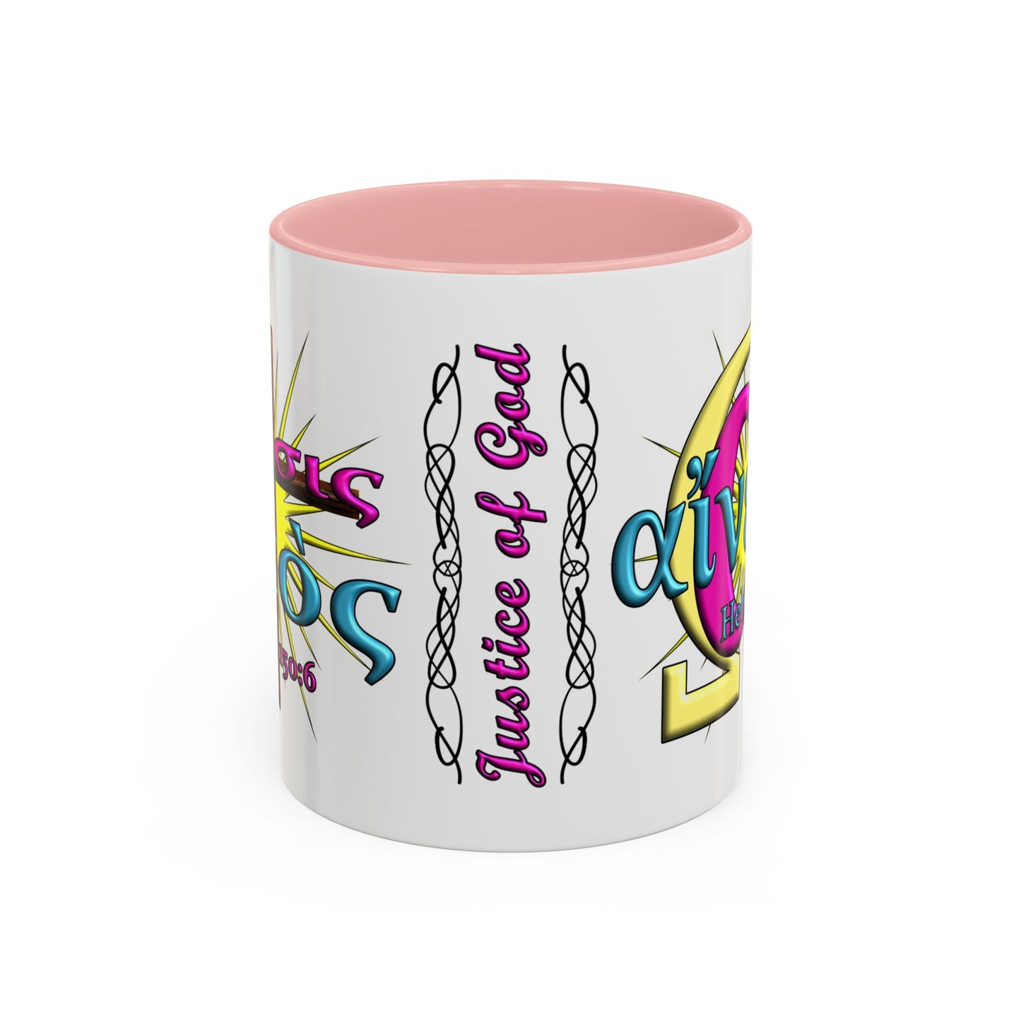 Praise - Justice - Accent Coffee Mug, 11oz