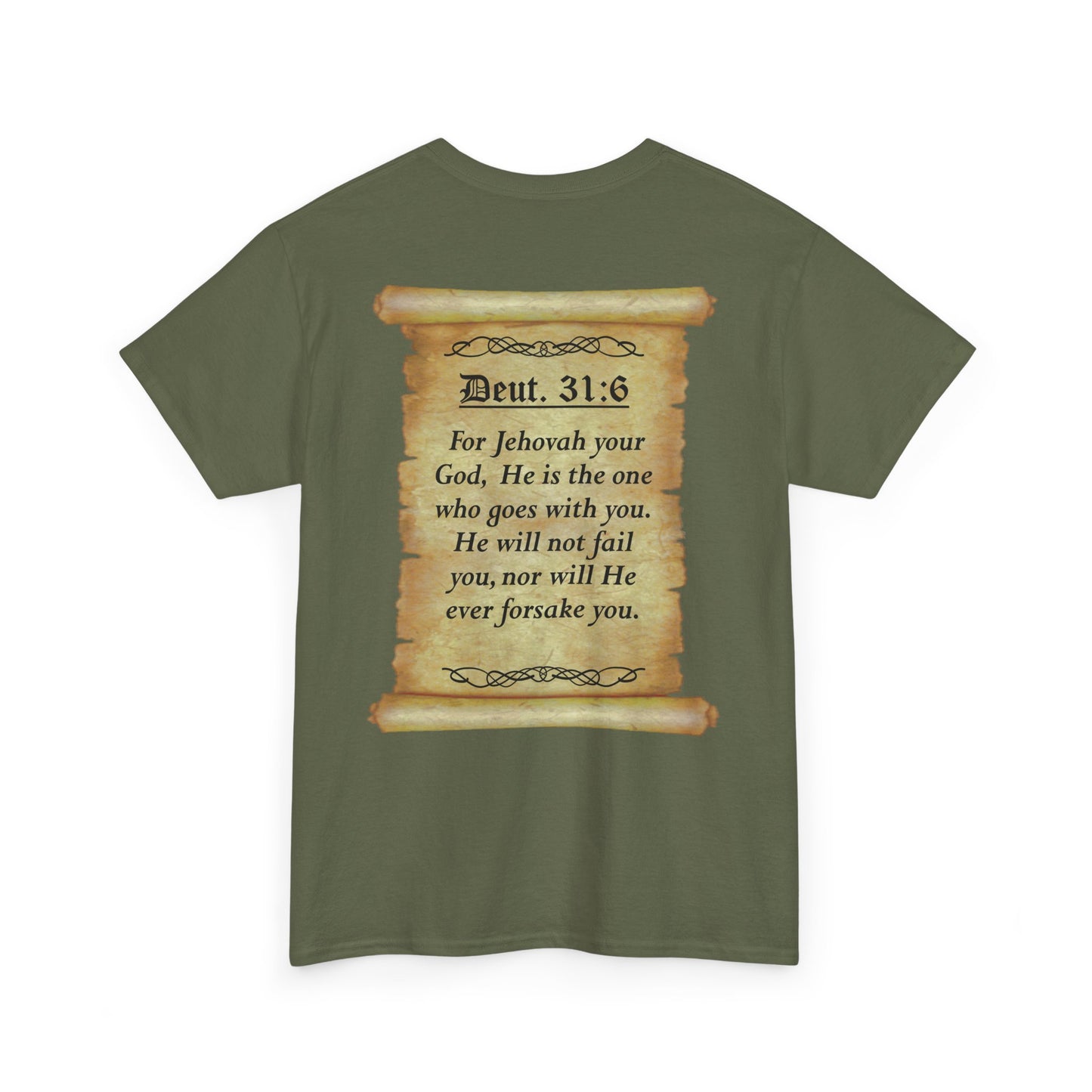 Verses - Deut. 31:6