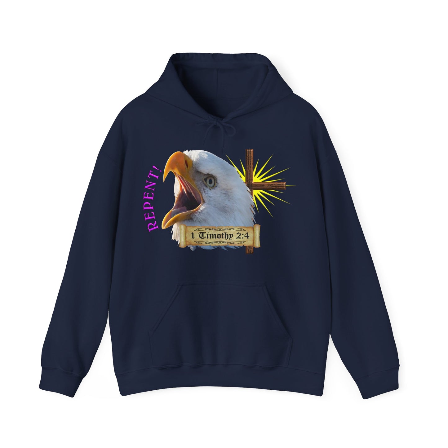 Repent - Eagle Hooded Sweatshirt