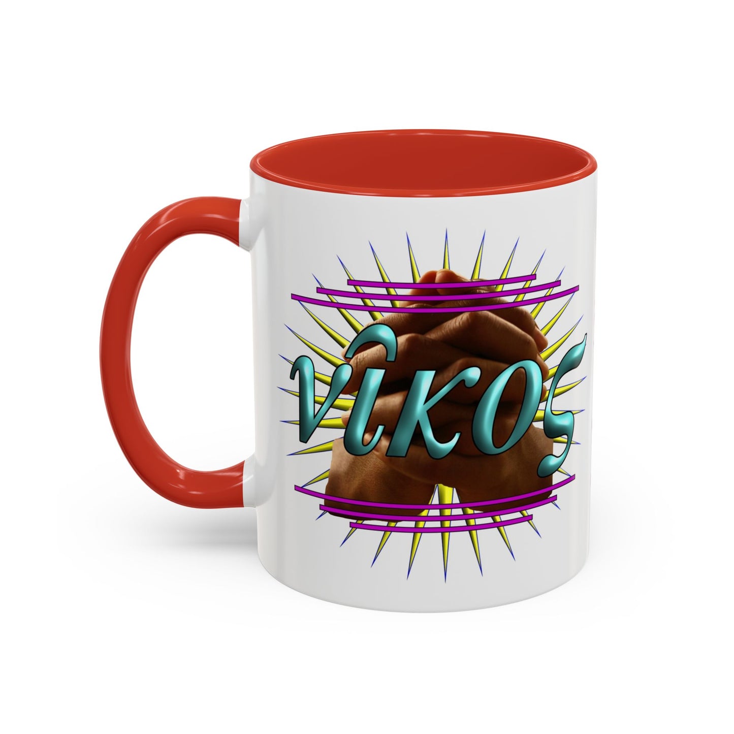 In Jesus Name - Victory - Accent Coffee Mug, 11oz