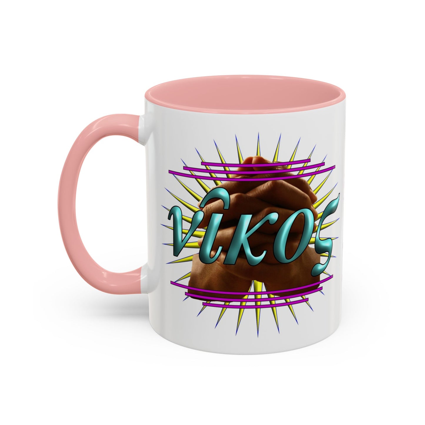 In Jesus Name - Victory - Accent Coffee Mug, 11oz