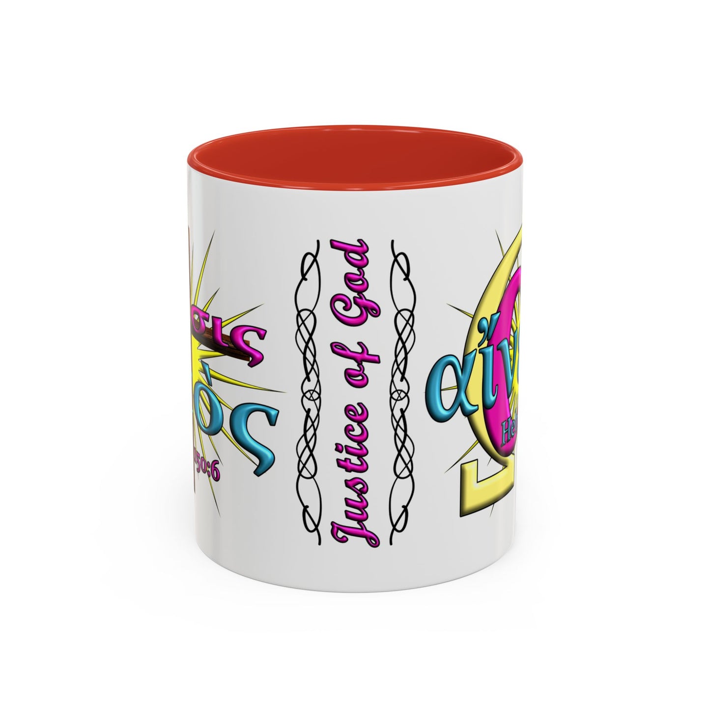 Praise - Justice - Accent Coffee Mug, 11oz