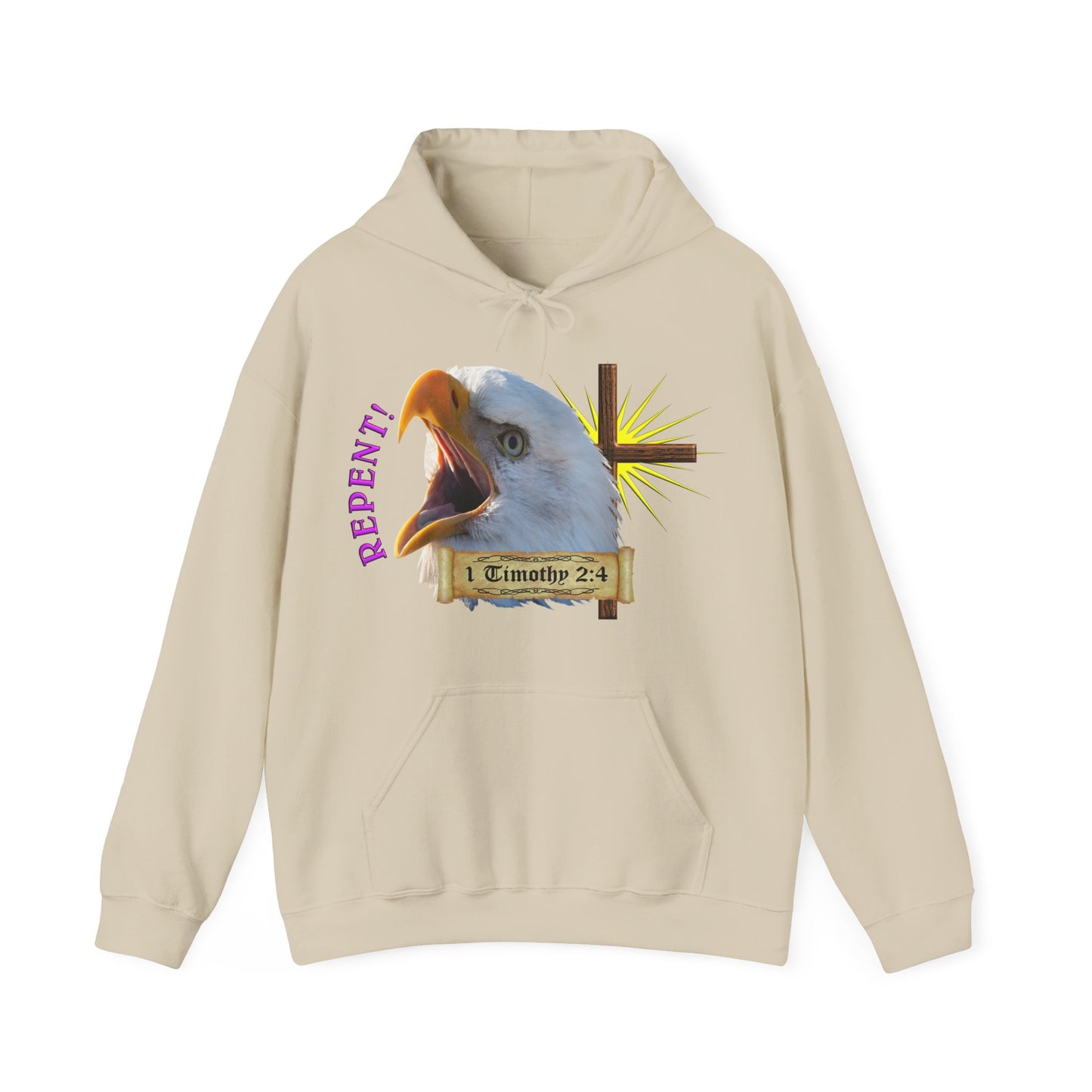 Repent - Eagle Hooded Sweatshirt