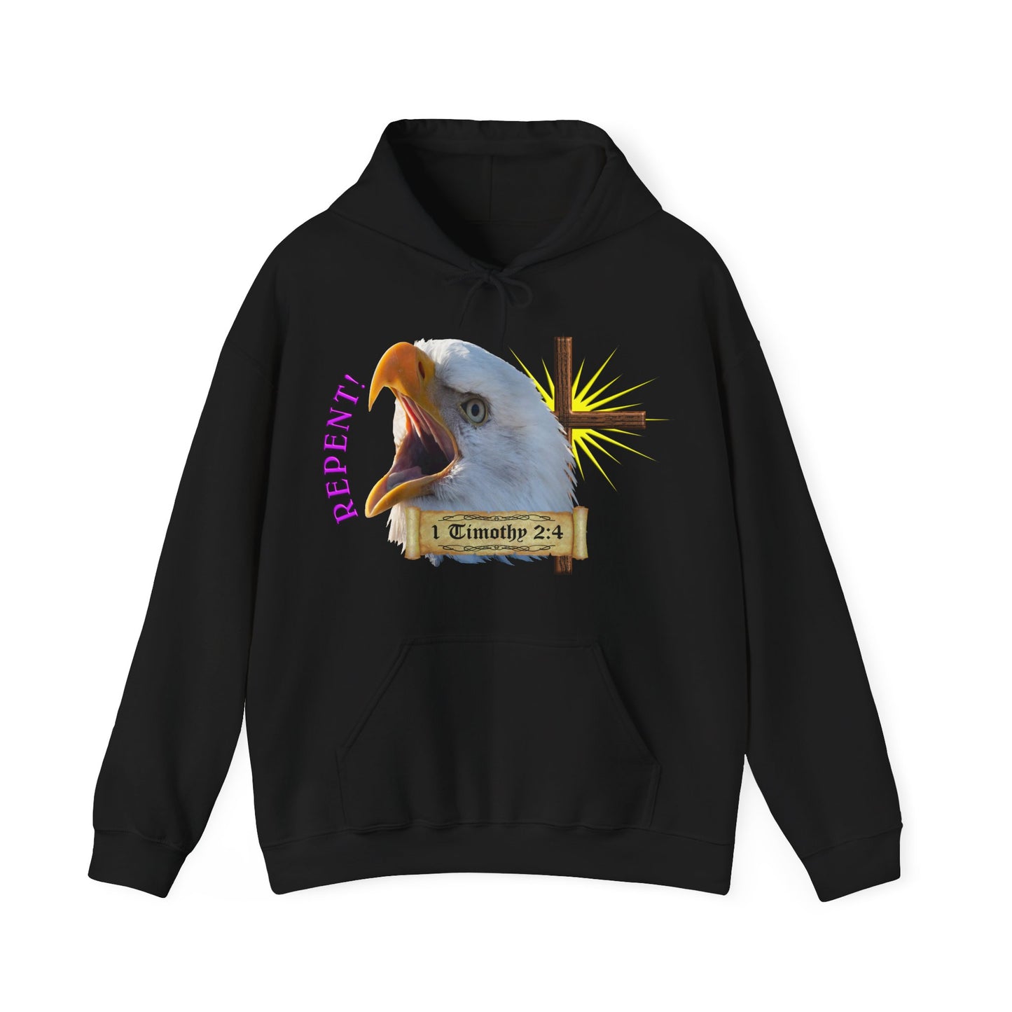 Repent - Eagle Hooded Sweatshirt
