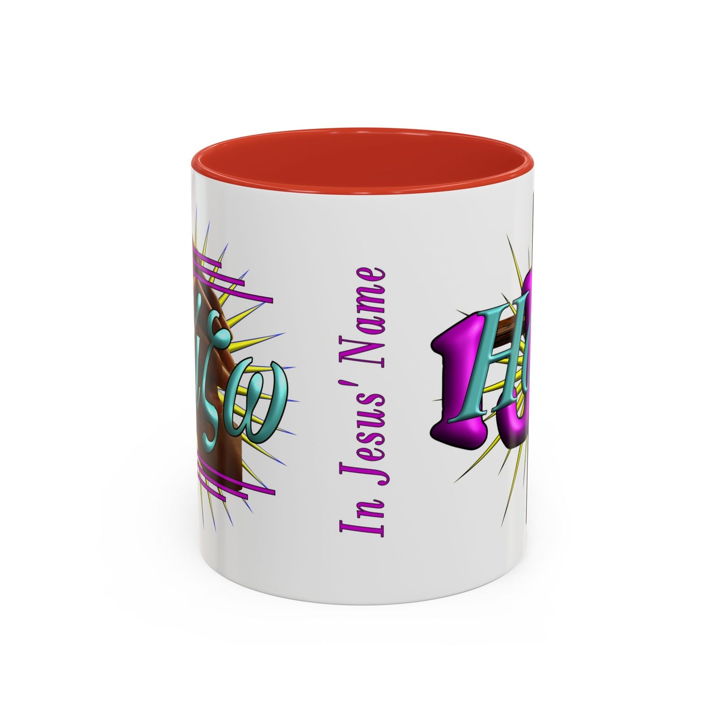 In Jesus Name - Hope - Accent Coffee Mug, 11oz