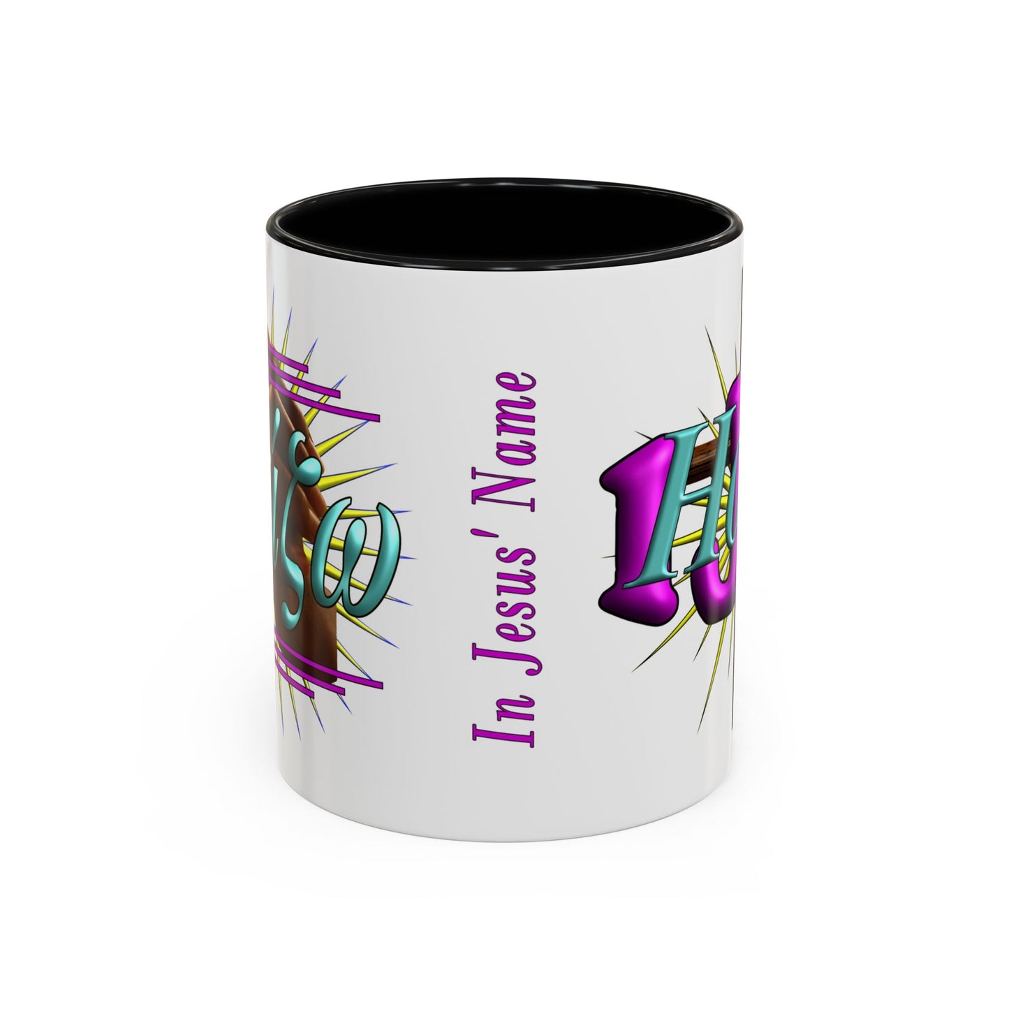 In Jesus Name - Hope - Accent Coffee Mug, 11oz