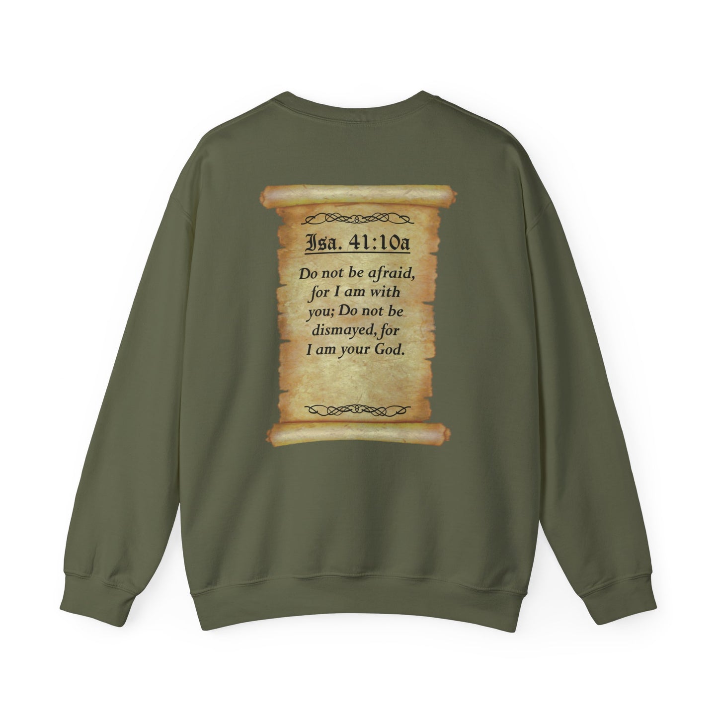 Verses - Isa 41:10a - Crewneck Sweatshirt