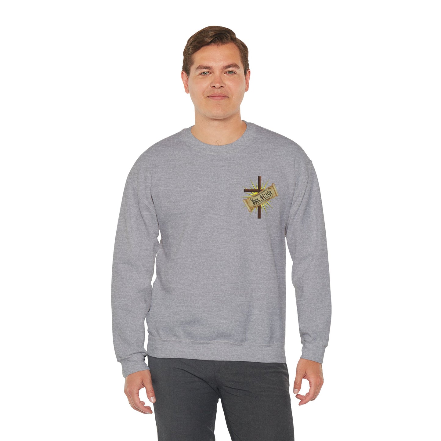 Verses - Isa 41:10a - Crewneck Sweatshirt