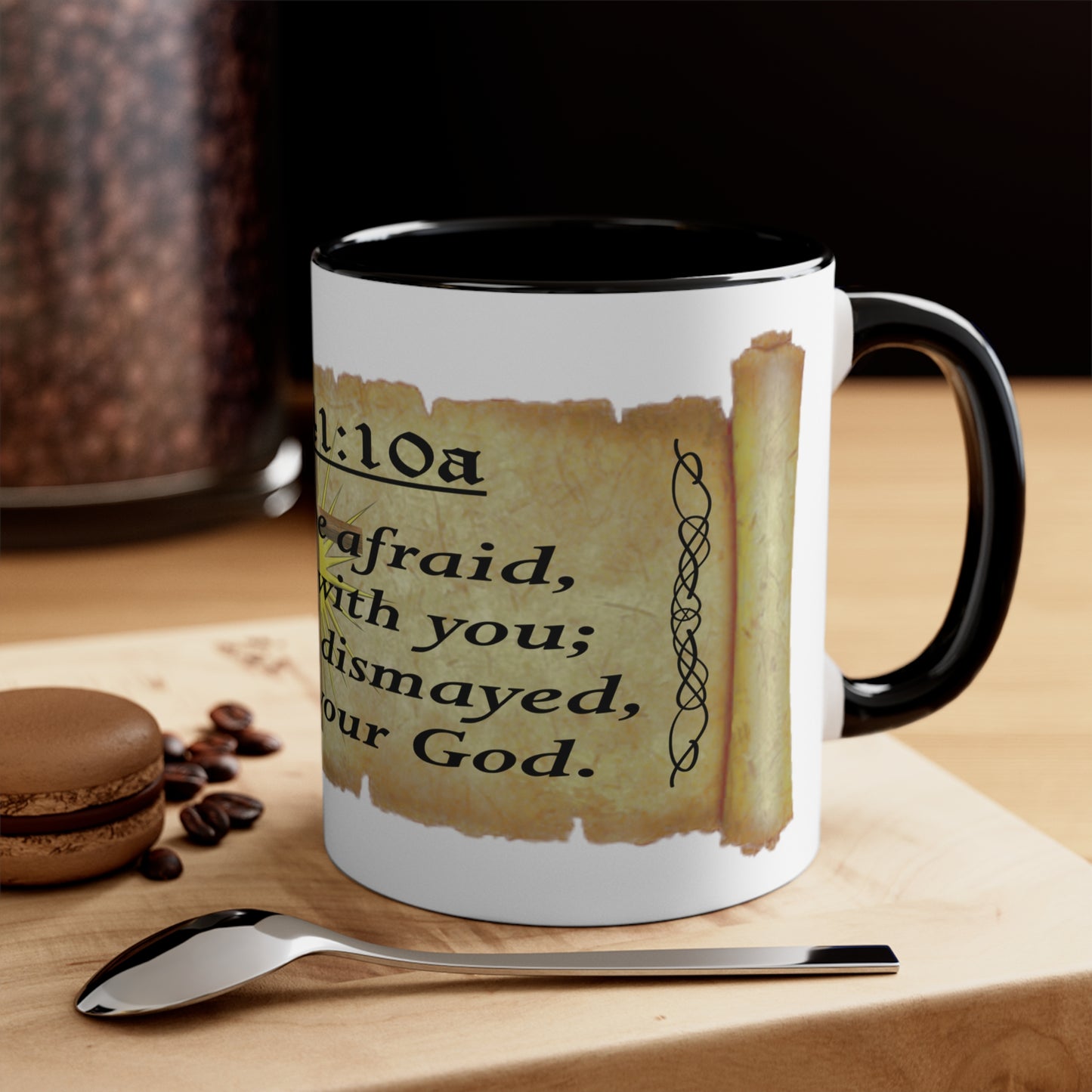 Verses - Isa. 41:10a - Accent Coffee Mug, 11oz