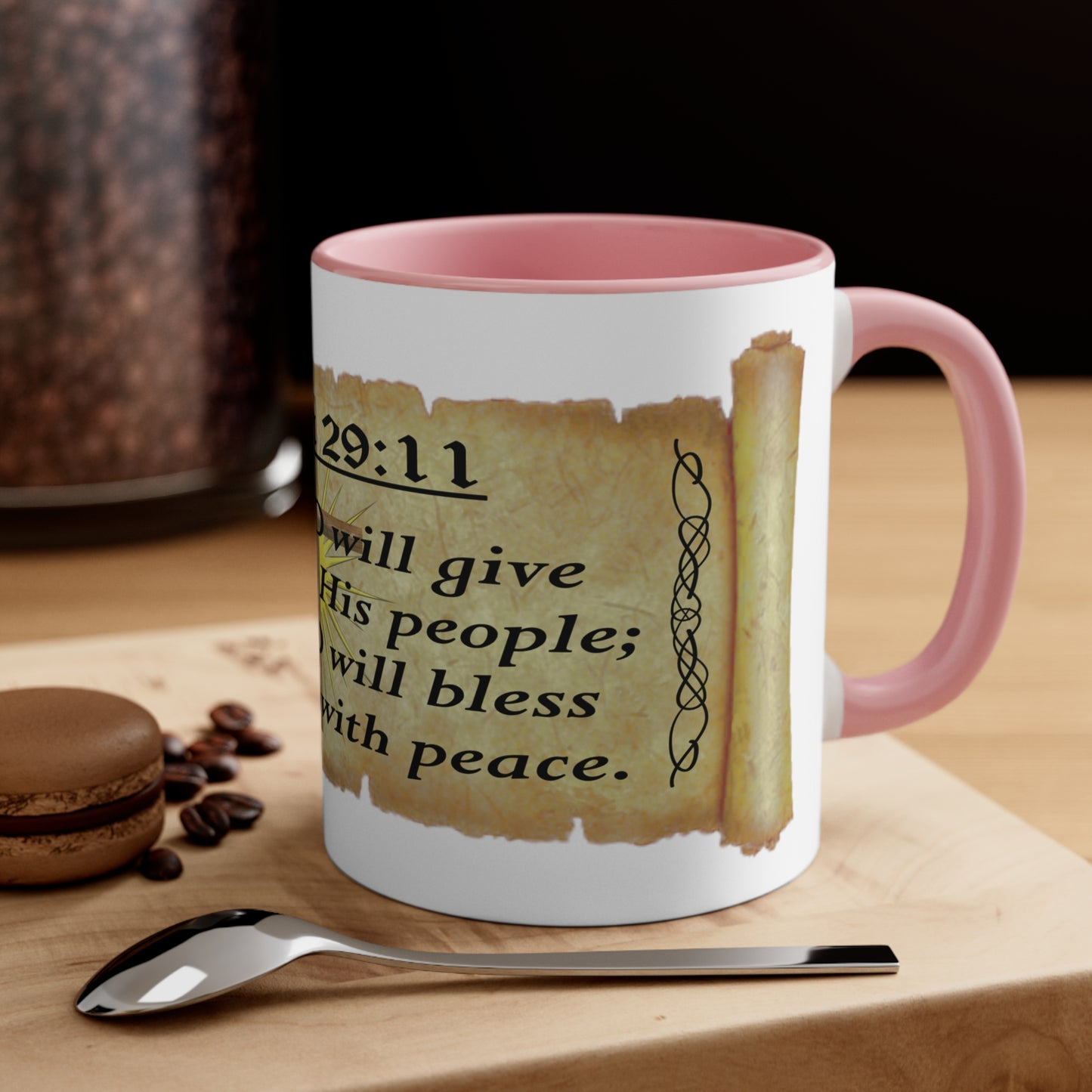 Verses - Psa. 29:11 - Accent Coffee Mug, 11oz