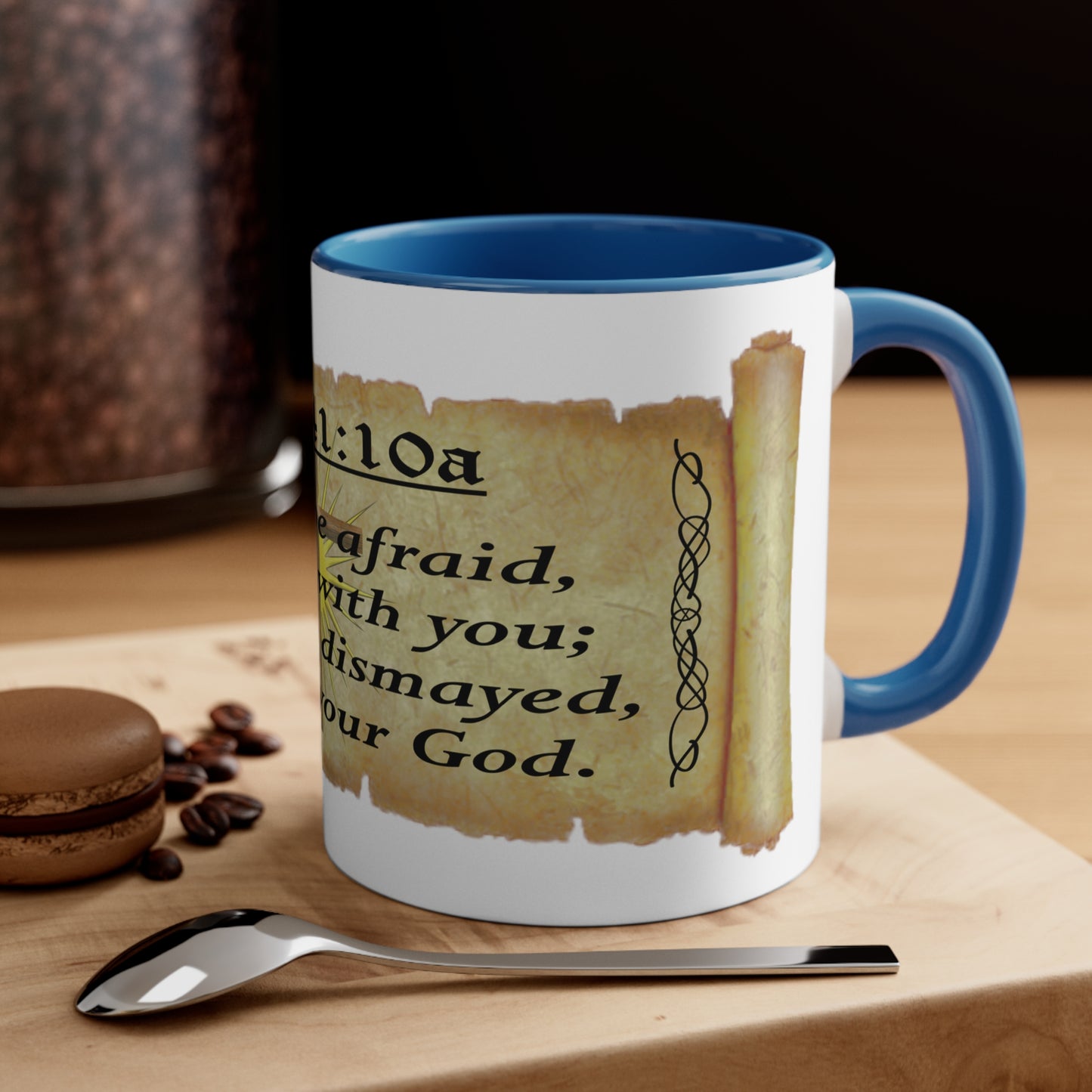 Verses - Isa. 41:10a - Accent Coffee Mug, 11oz