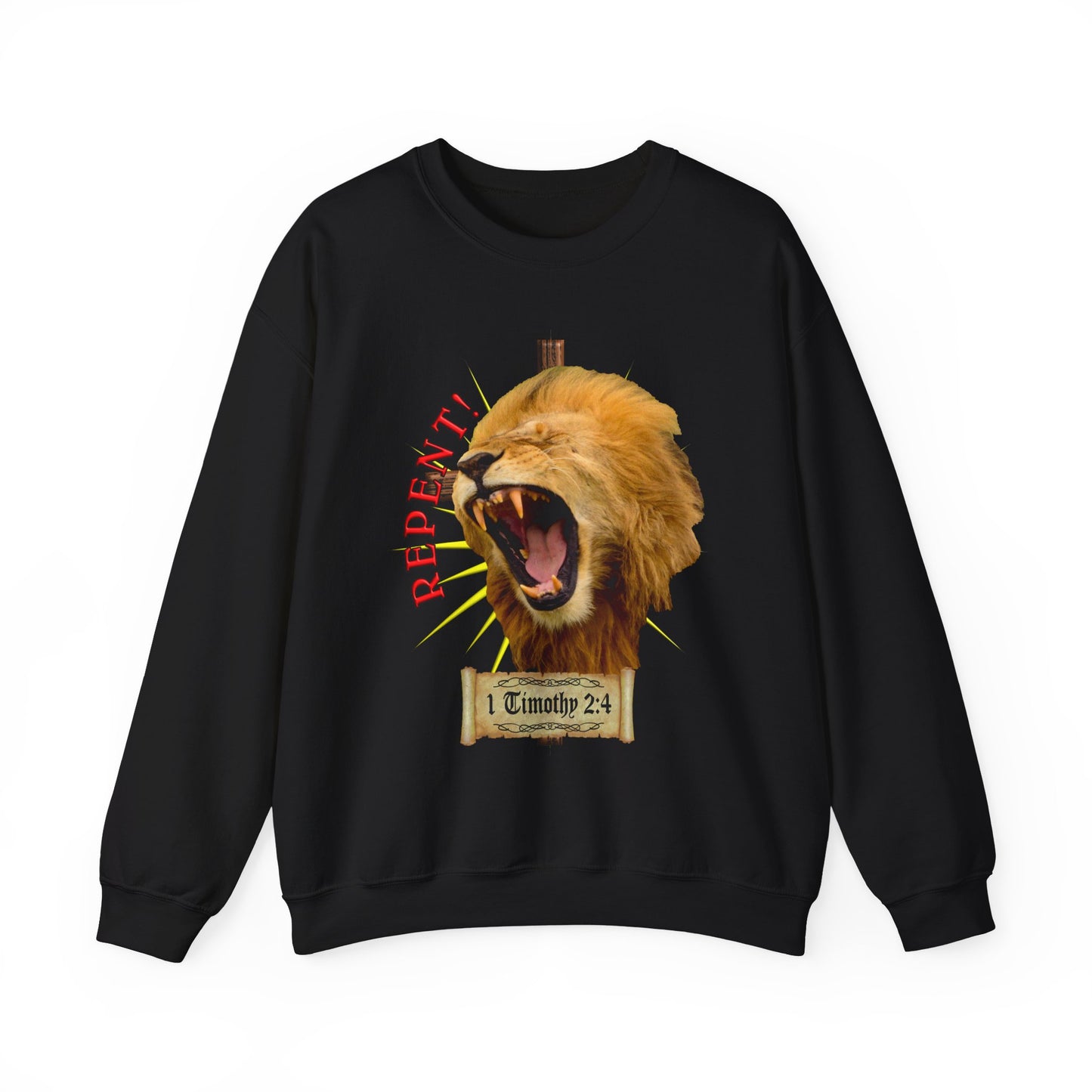 Repent - Lion - Crewneck Sweatshirt