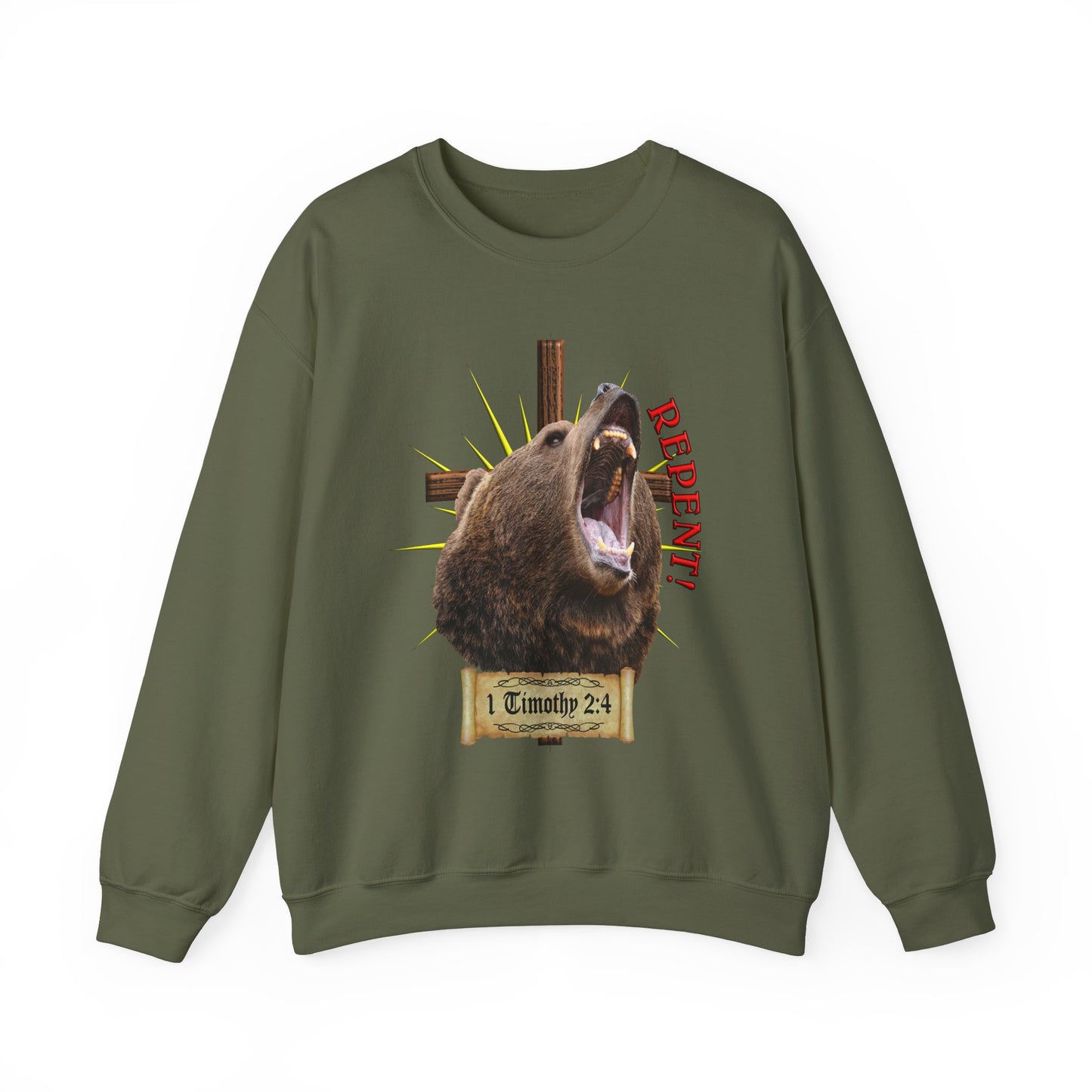 Repent - Grizzly - Crewneck Sweatshirt