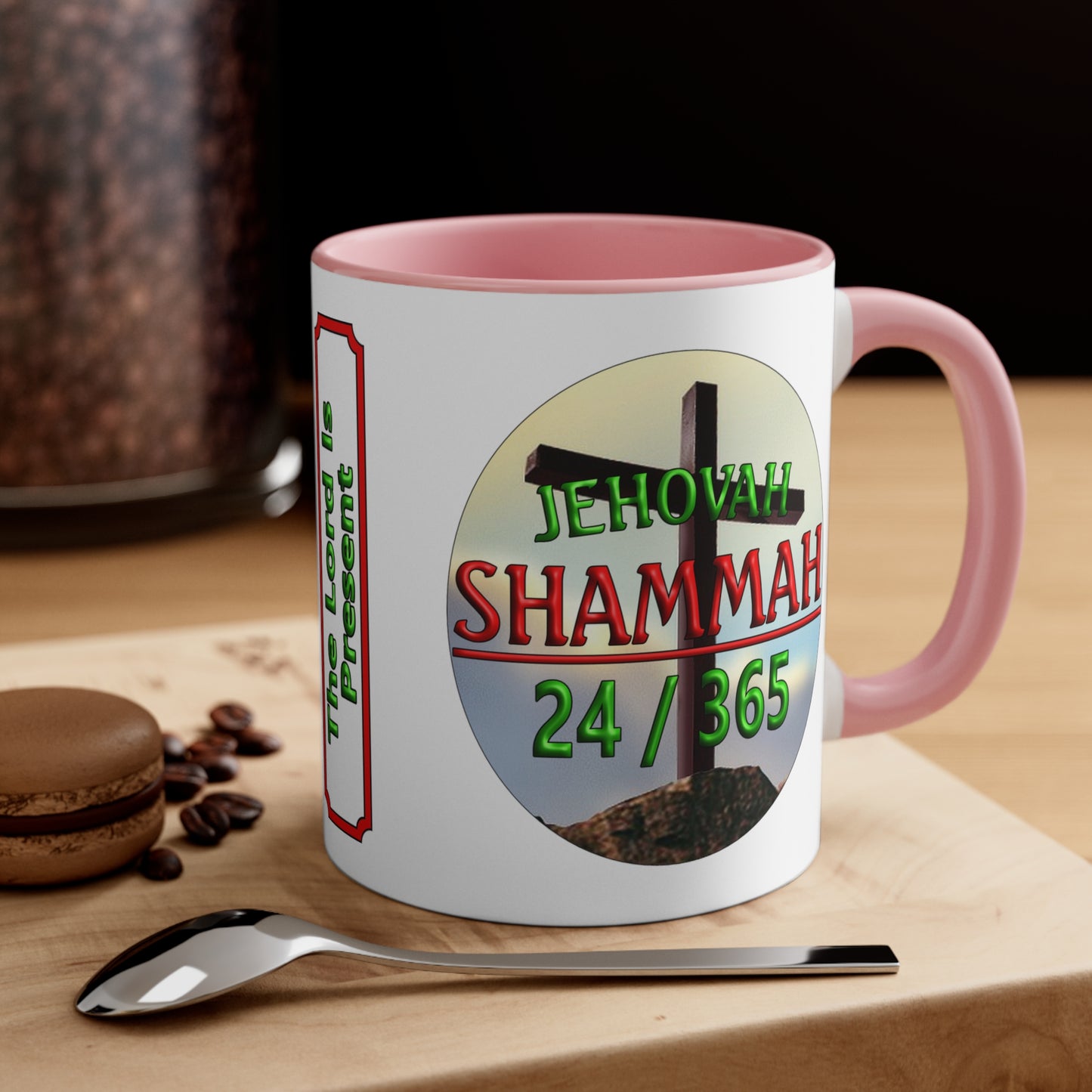 Jehovah Shammah - Accent Coffee Mug, 11oz