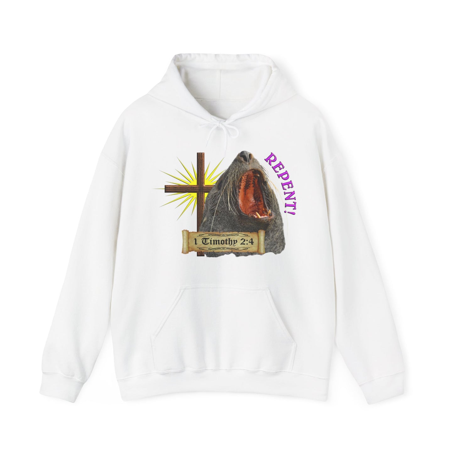 Repent - Seal Hooded Sweatshirt