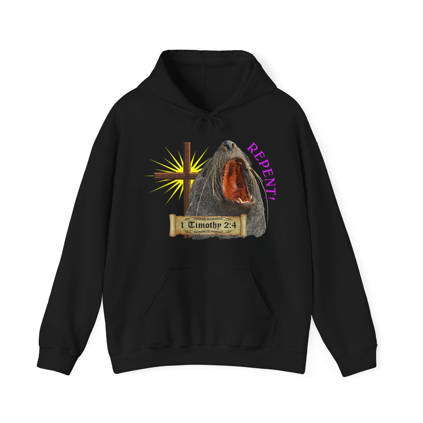 Repent - Seal Hooded Sweatshirt