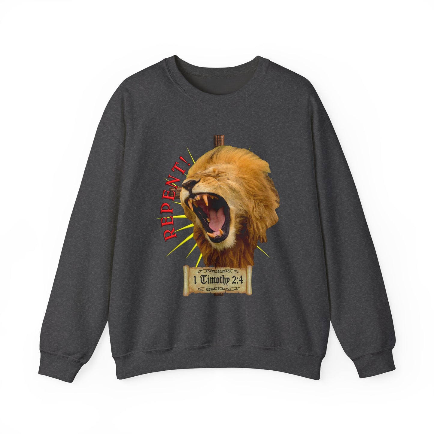 Repent - Lion - Crewneck Sweatshirt