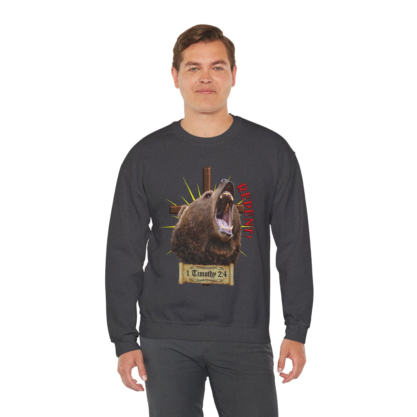 Repent - Grizzly - Crewneck Sweatshirt