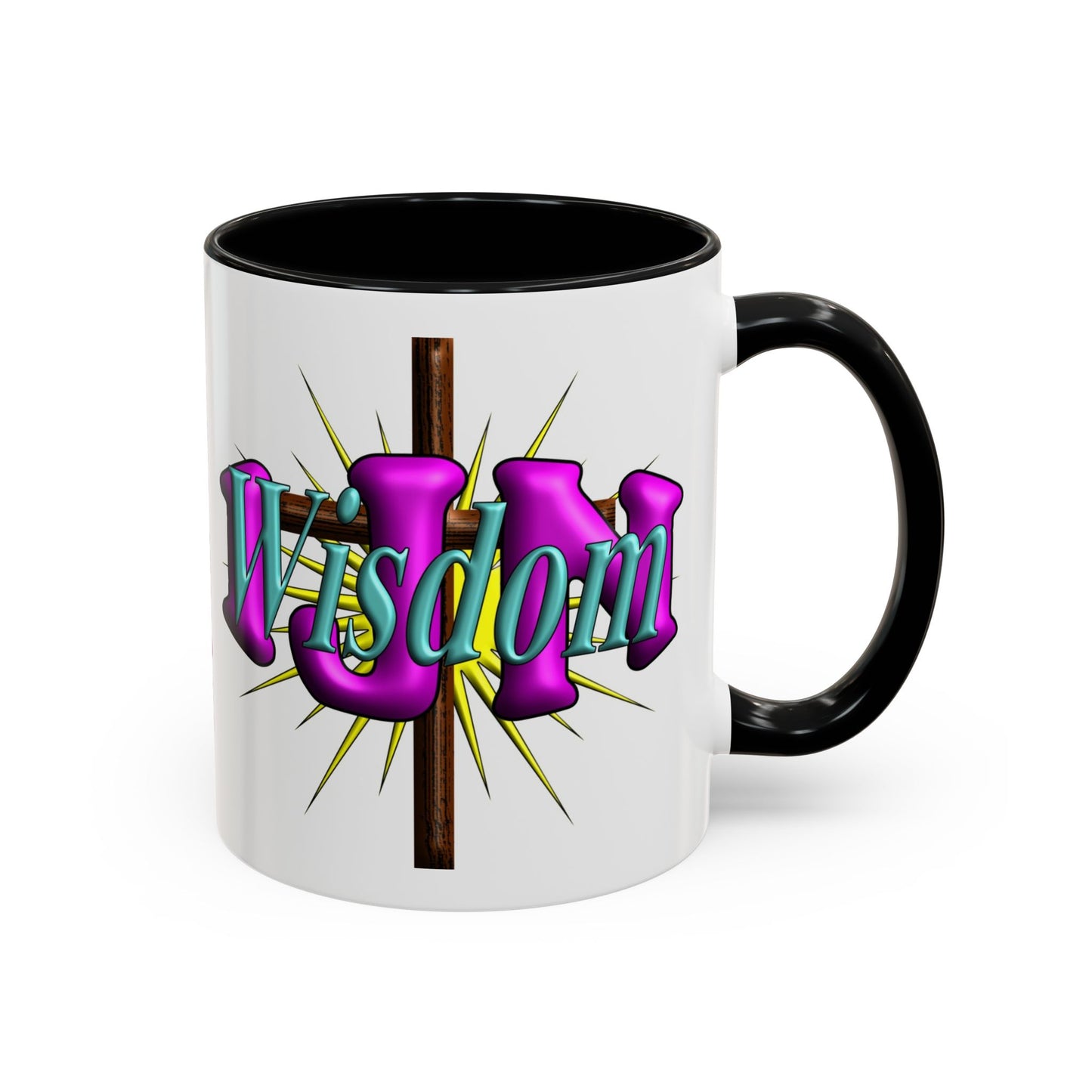 In Jesus Name - Wisdom - Accent Coffee Mug, 11oz