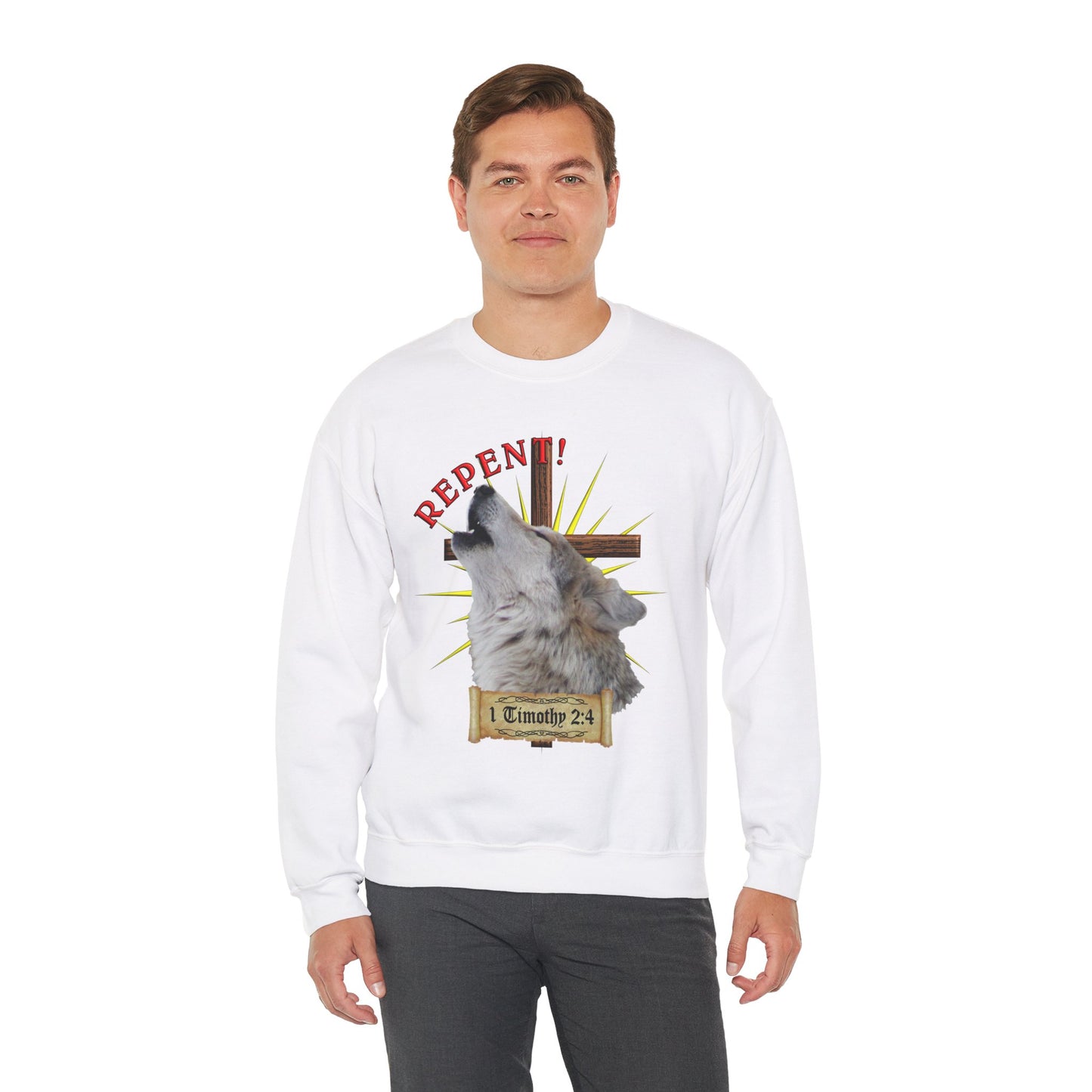 Repent - Wolf - Crewneck Sweatshirt