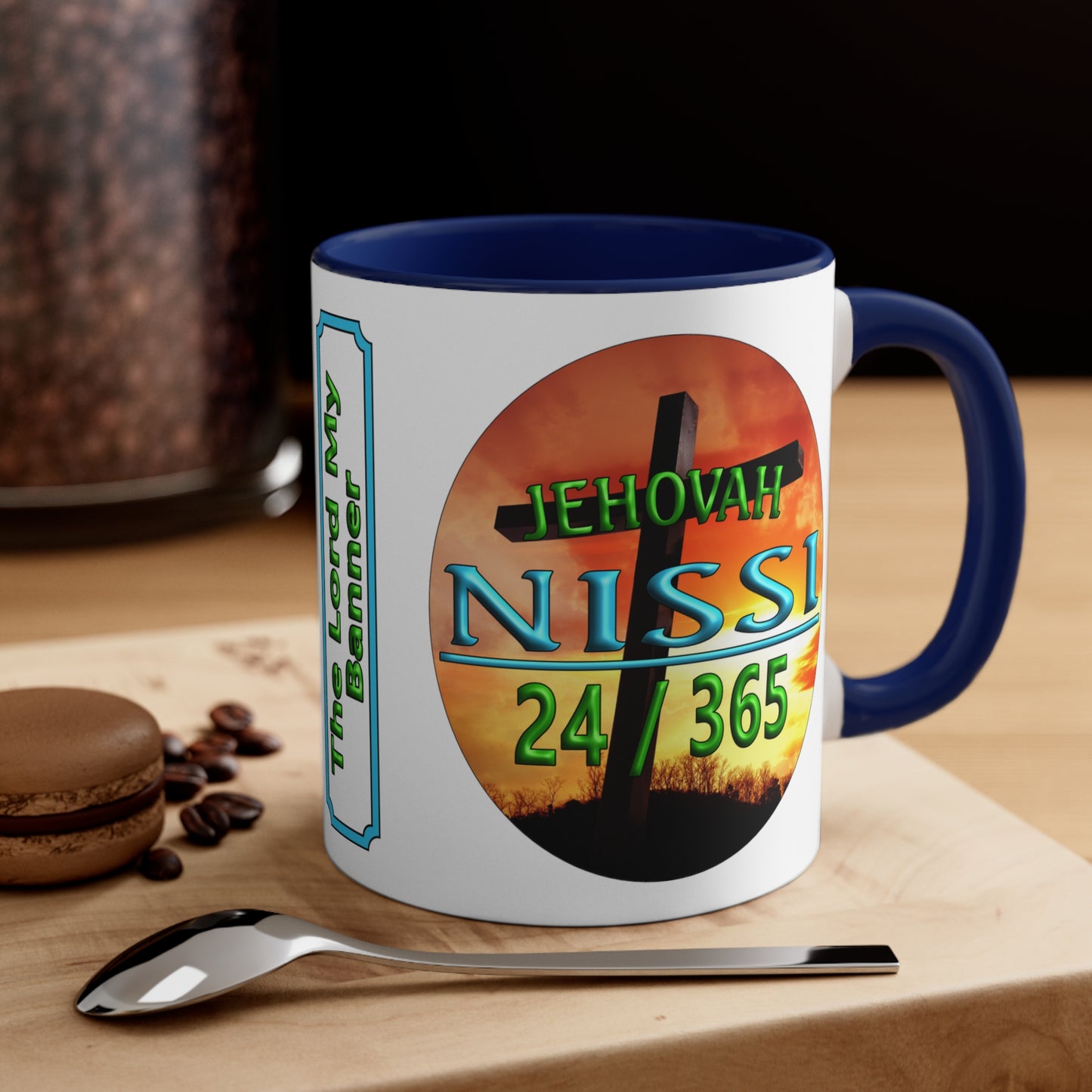 Jehovah Nissi - Accent Coffee Mug, 11oz