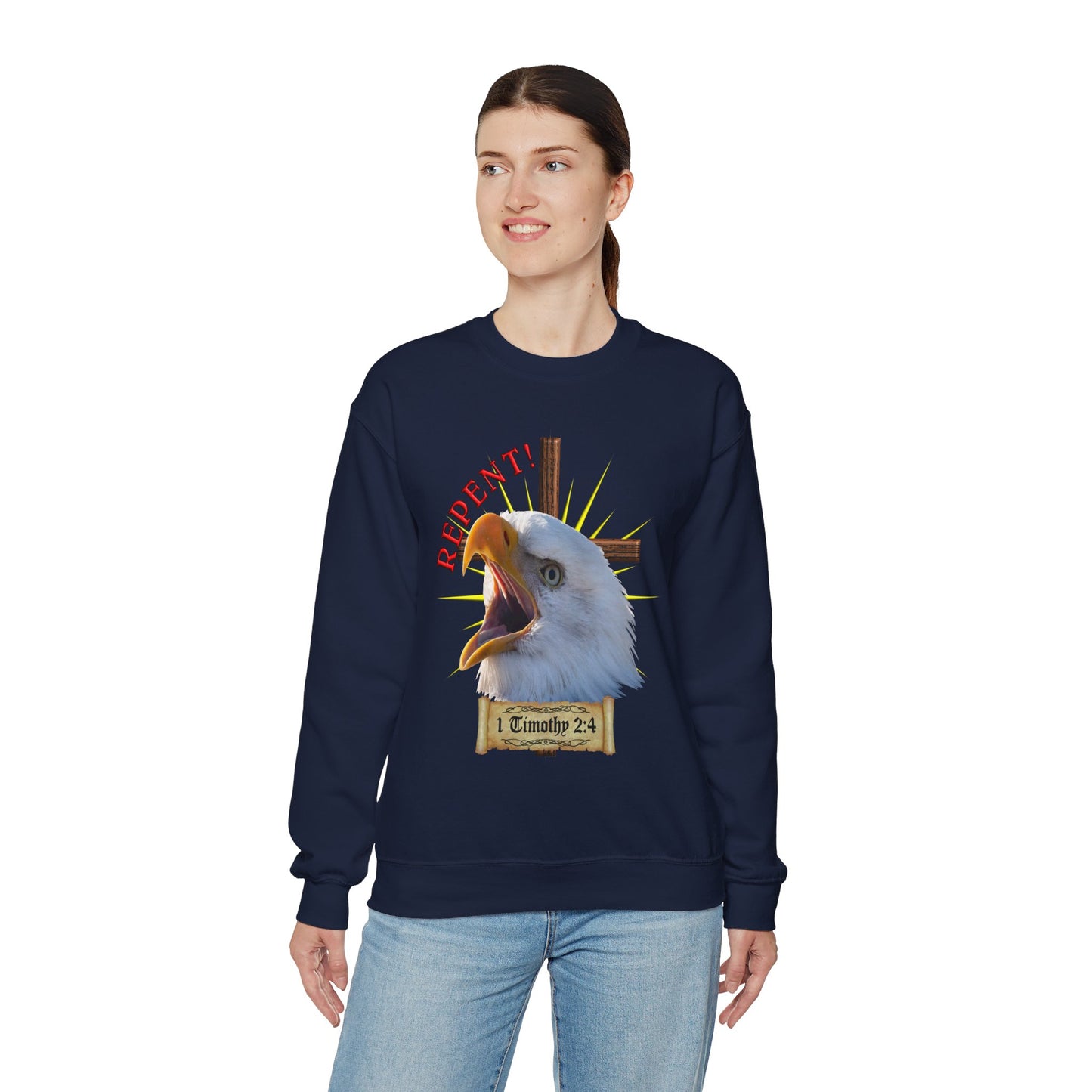 Repent - Eagle - Crewneck Sweatshirt