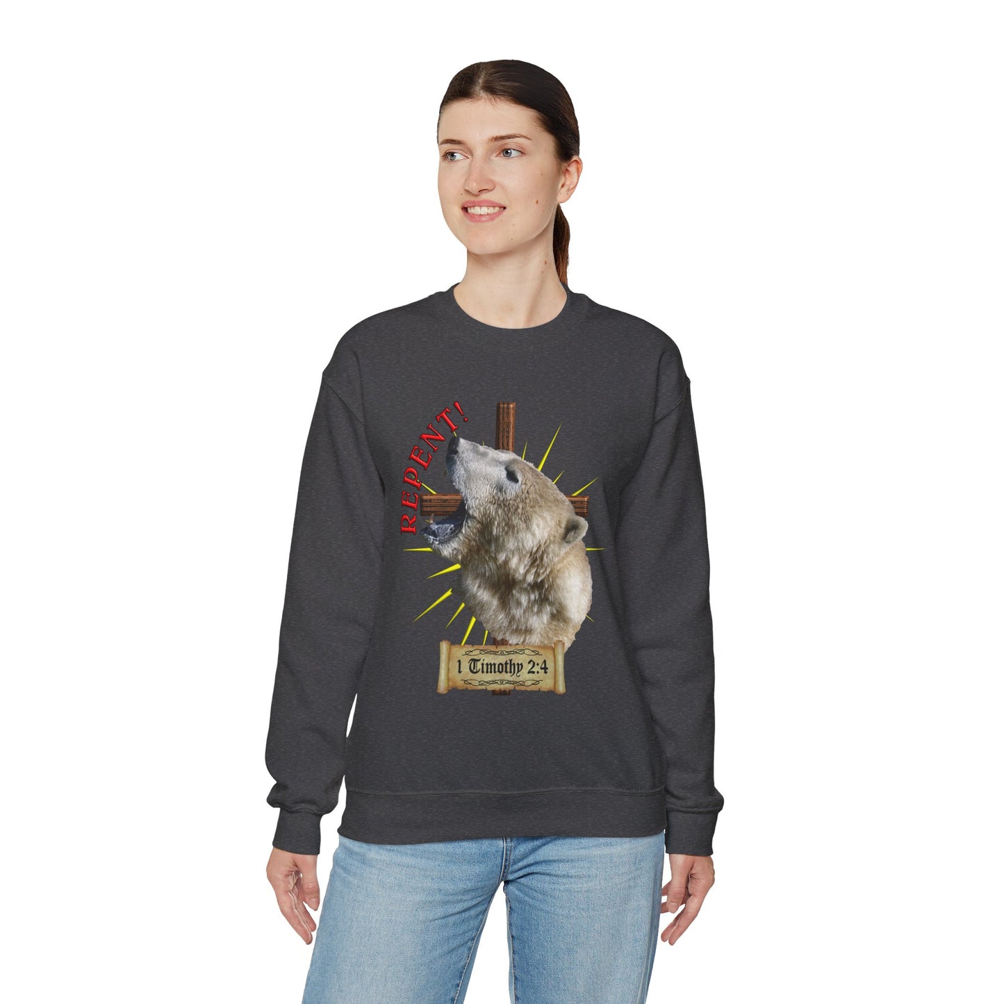 Repent - Polar Bear - Crewneck Sweatshirt