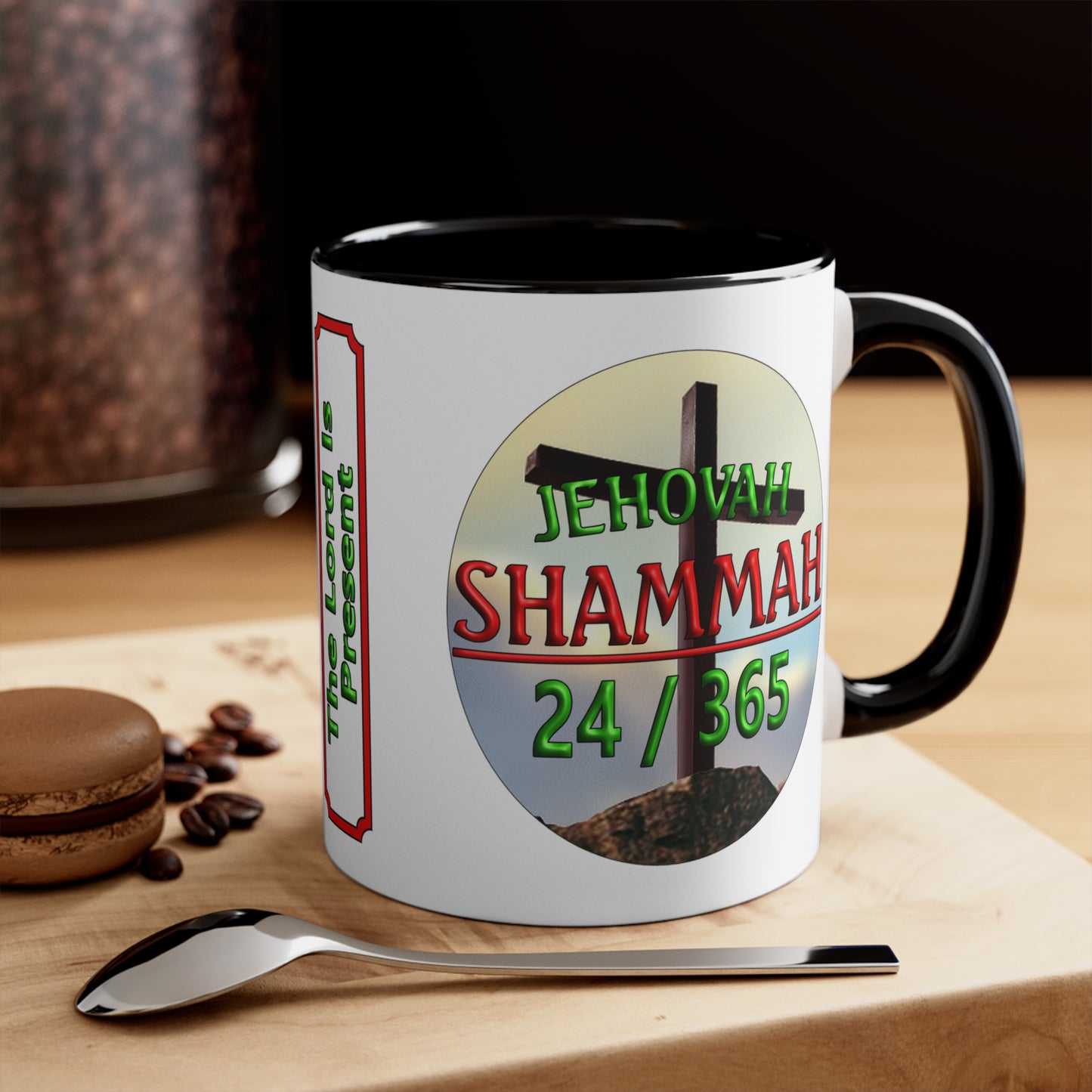 Jehovah Shammah - Accent Coffee Mug, 11oz