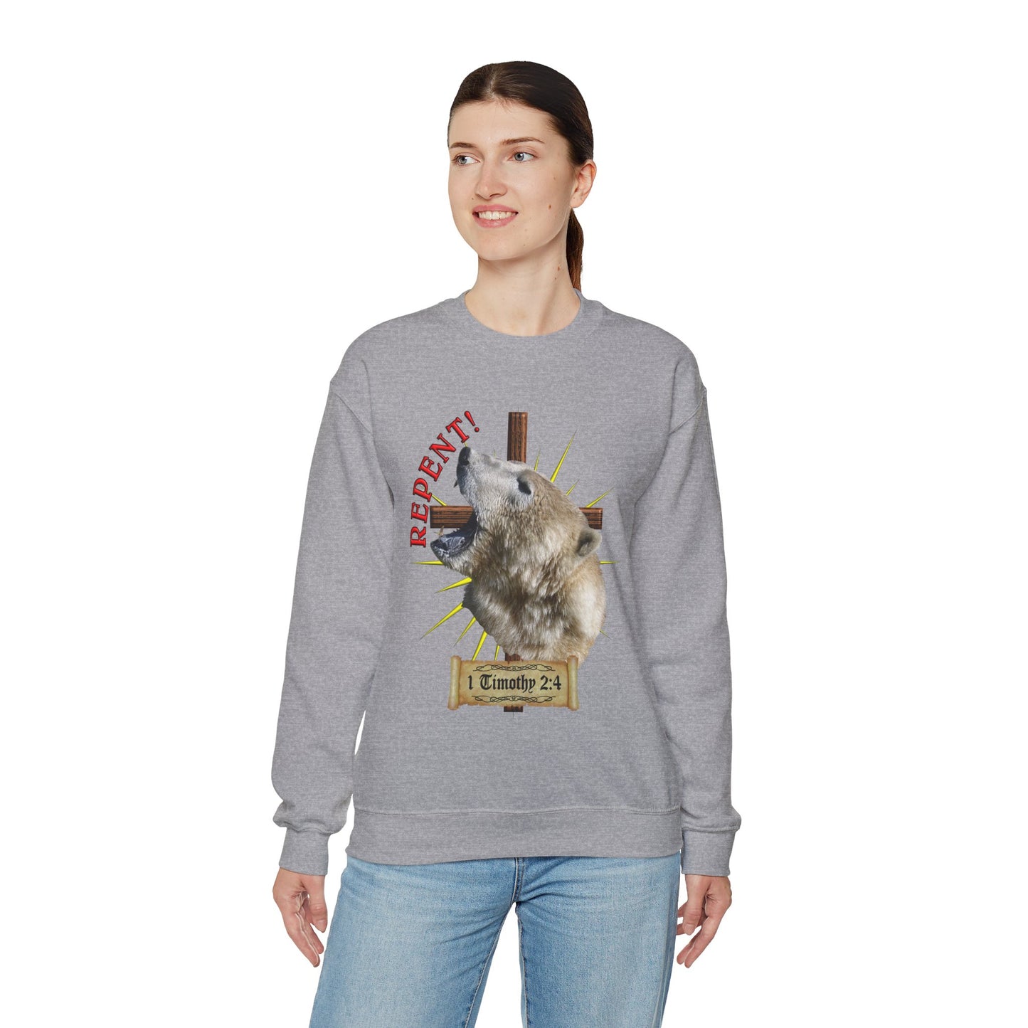 Repent - Polar Bear - Crewneck Sweatshirt