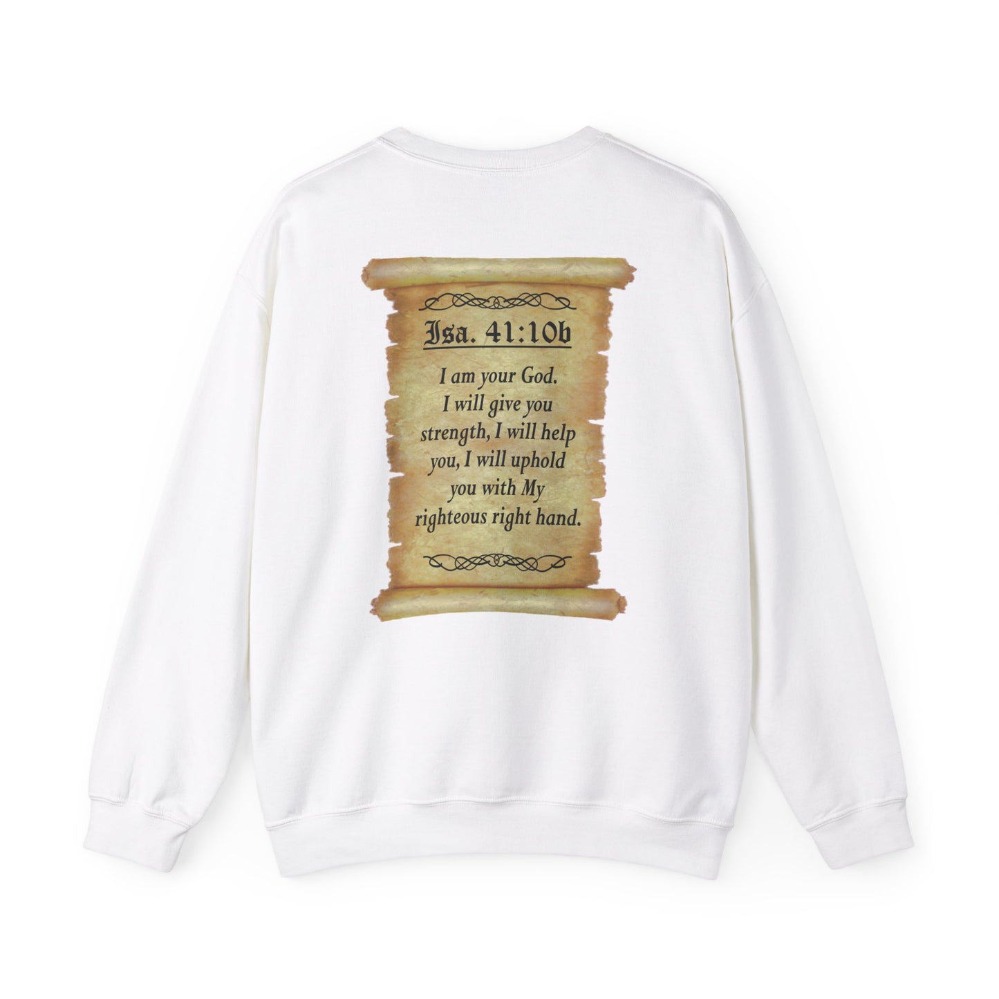 Verses - Isa 41:10b - Crewneck Sweatshirt