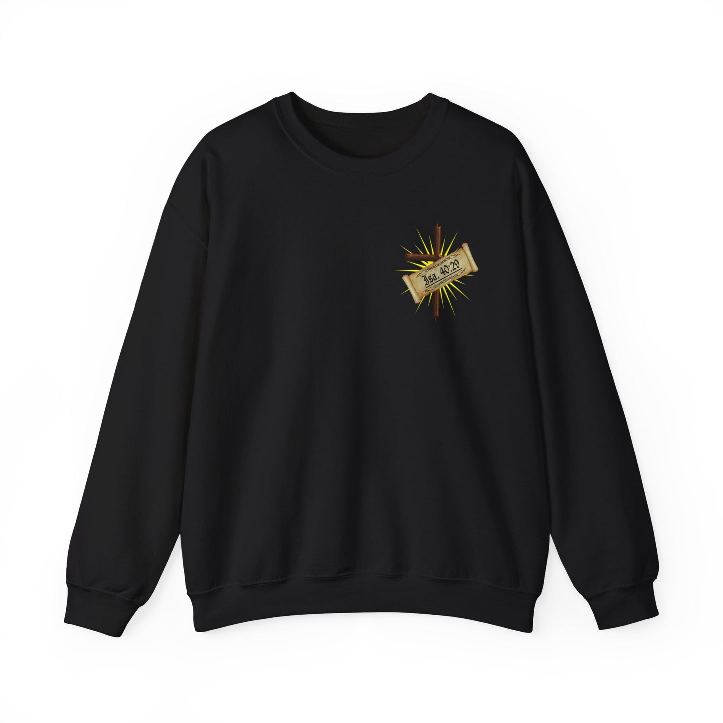 Verses - Isa 40:29 - Crewneck Sweatshirt