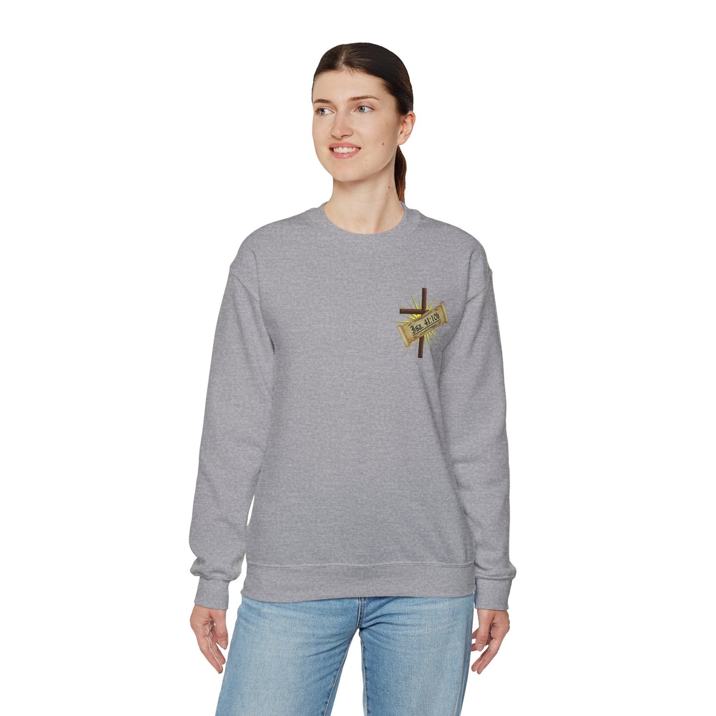 Verses - Isa 41:10b - Crewneck Sweatshirt