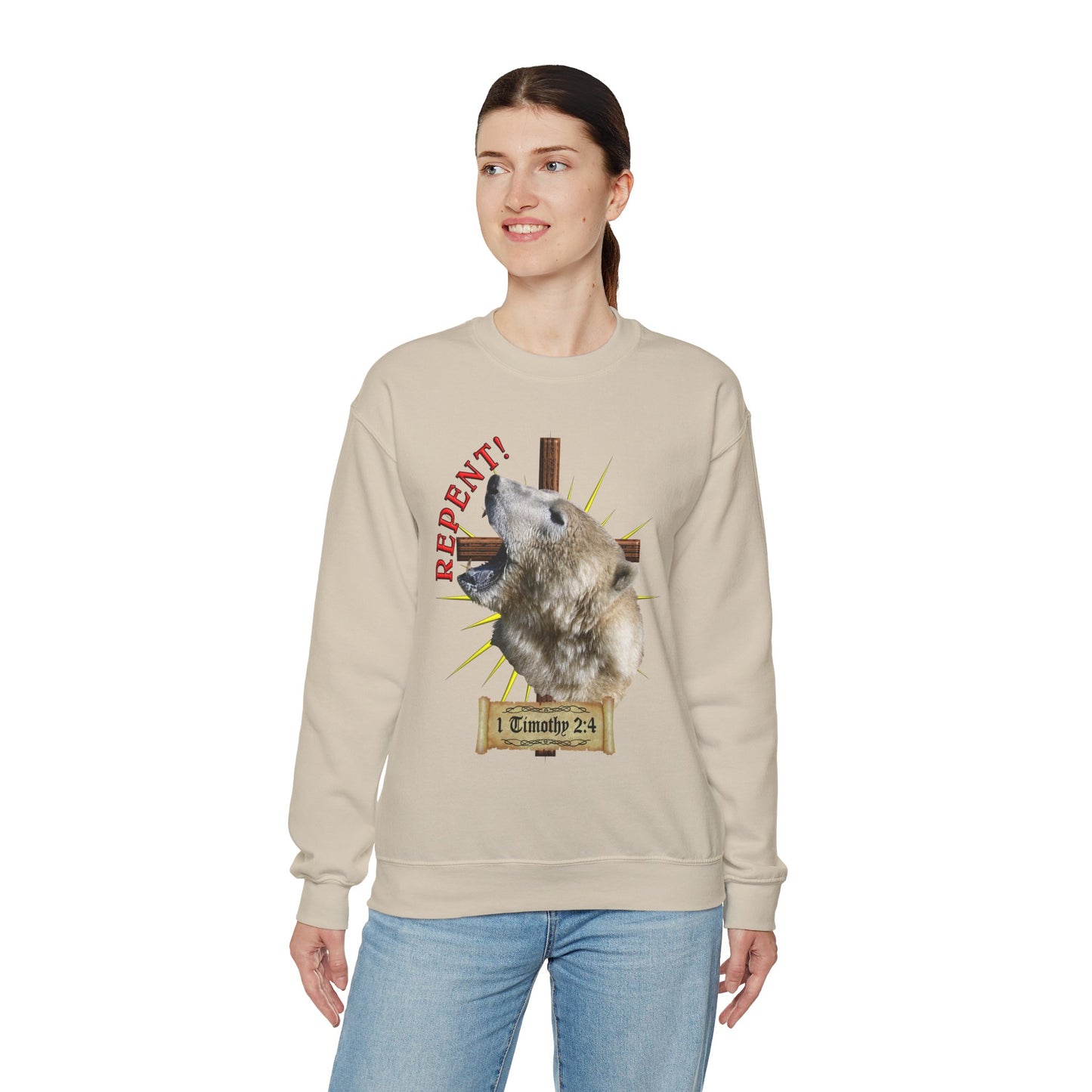 Repent - Polar Bear - Crewneck Sweatshirt