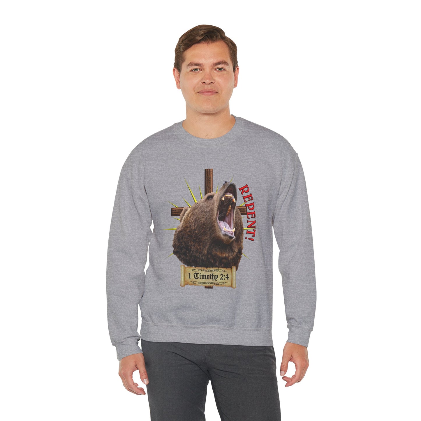 Repent - Grizzly - Crewneck Sweatshirt