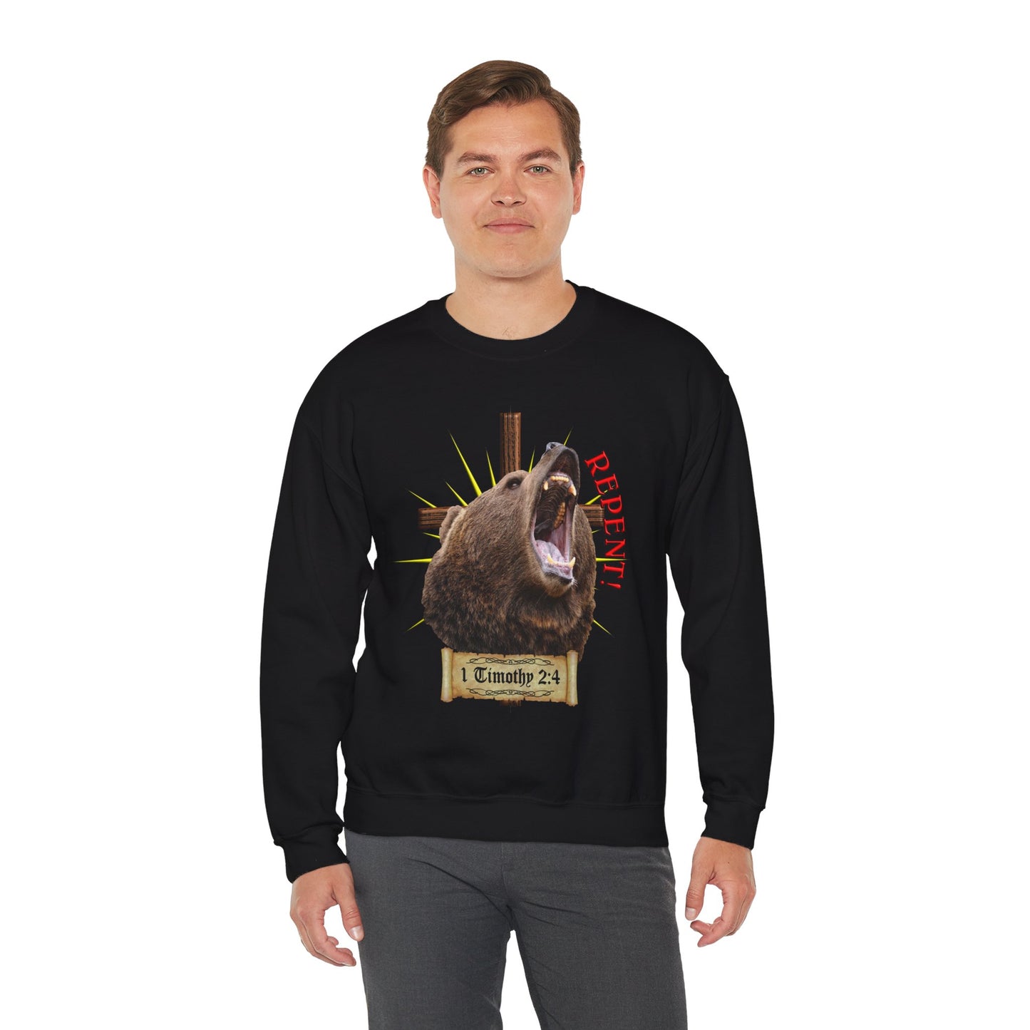 Repent - Grizzly - Crewneck Sweatshirt