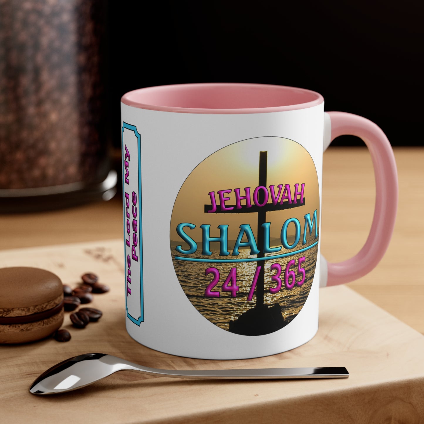 Jehovah Shalom - Accent Coffee Mug, 11oz