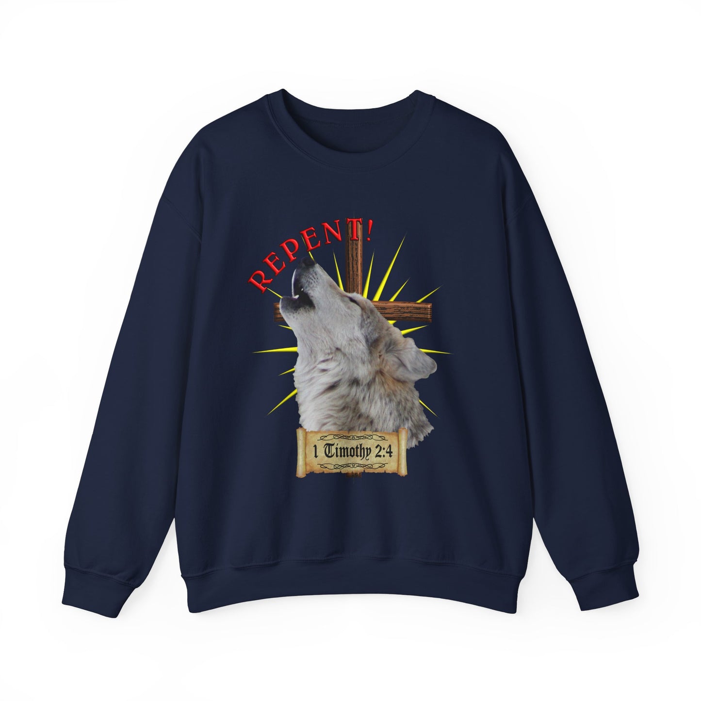 Repent - Wolf - Crewneck Sweatshirt