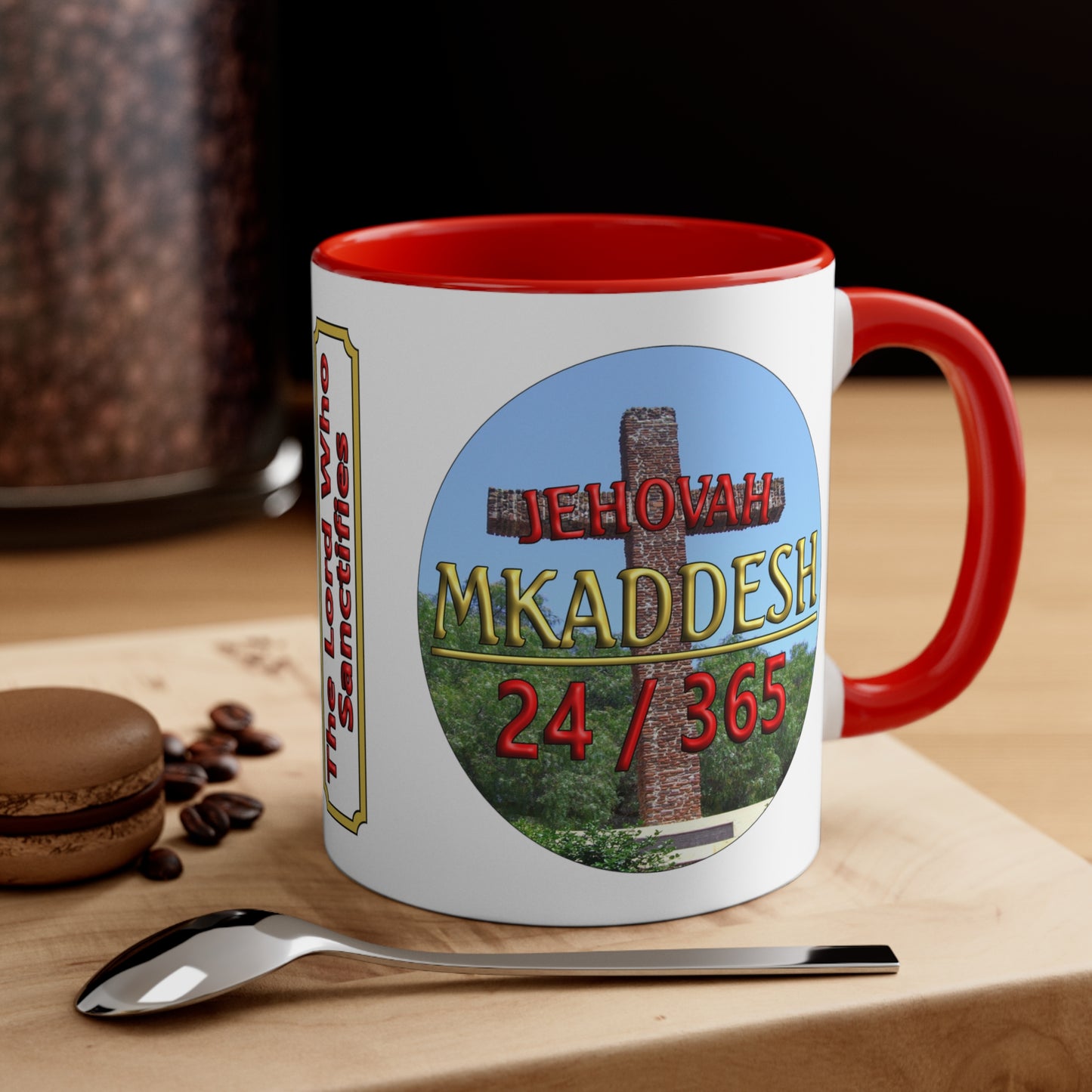 Jehovah Mkaddesh - Accent Coffee Mug, 11oz