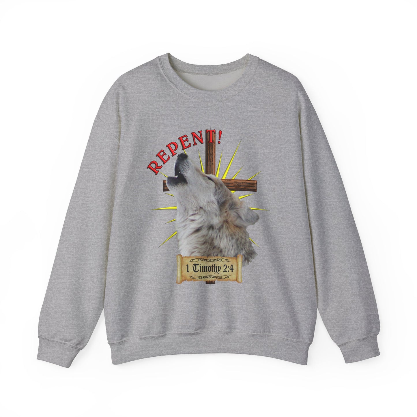 Repent - Wolf - Crewneck Sweatshirt