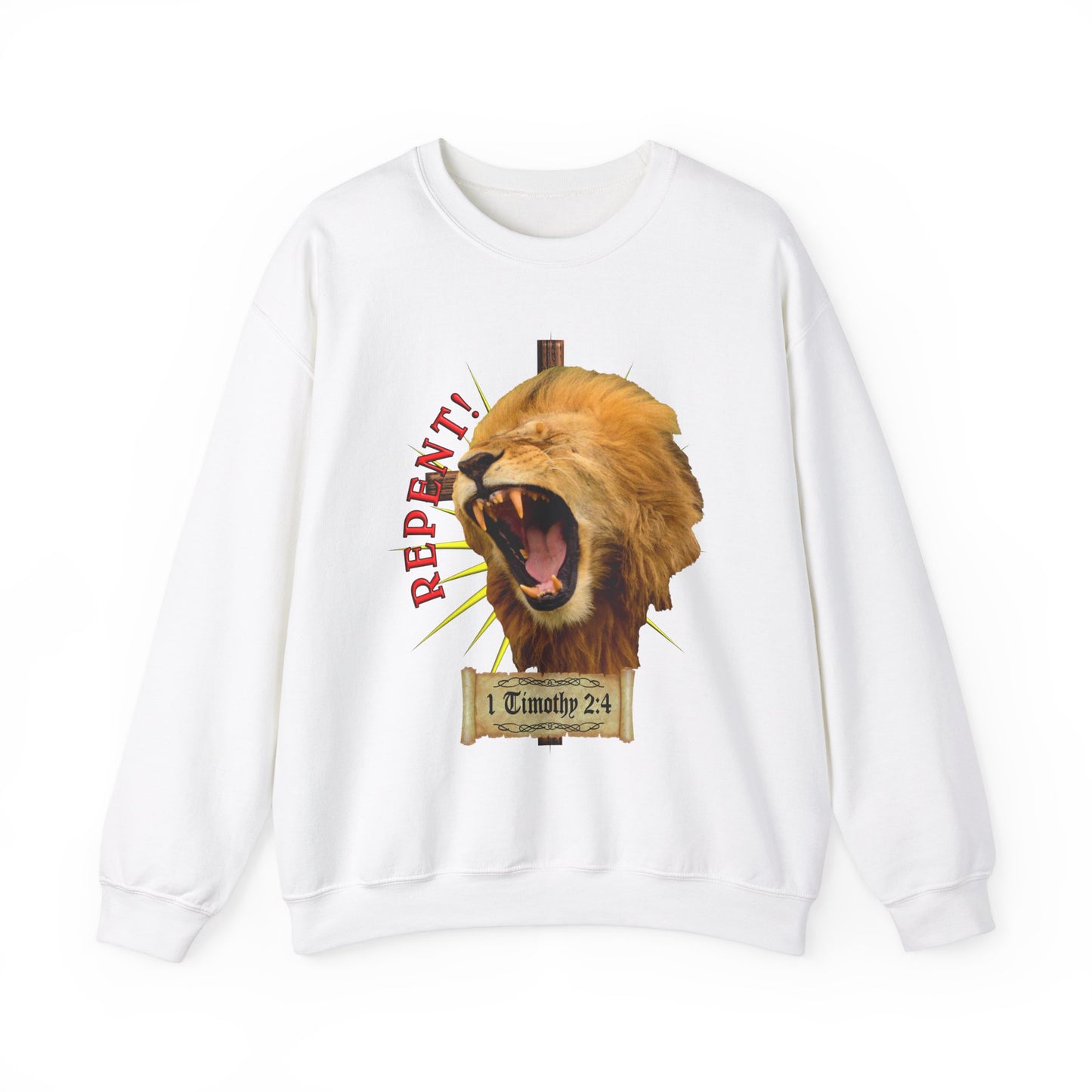 Repent - Lion - Crewneck Sweatshirt