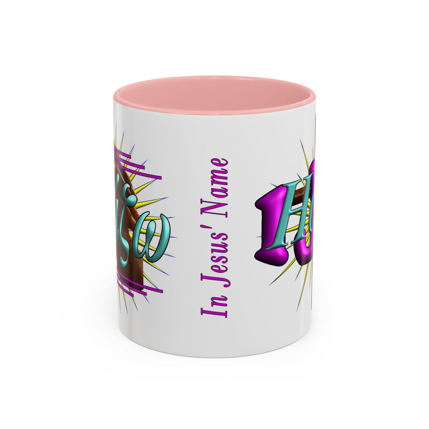 In Jesus Name - Hope - Accent Coffee Mug, 11oz