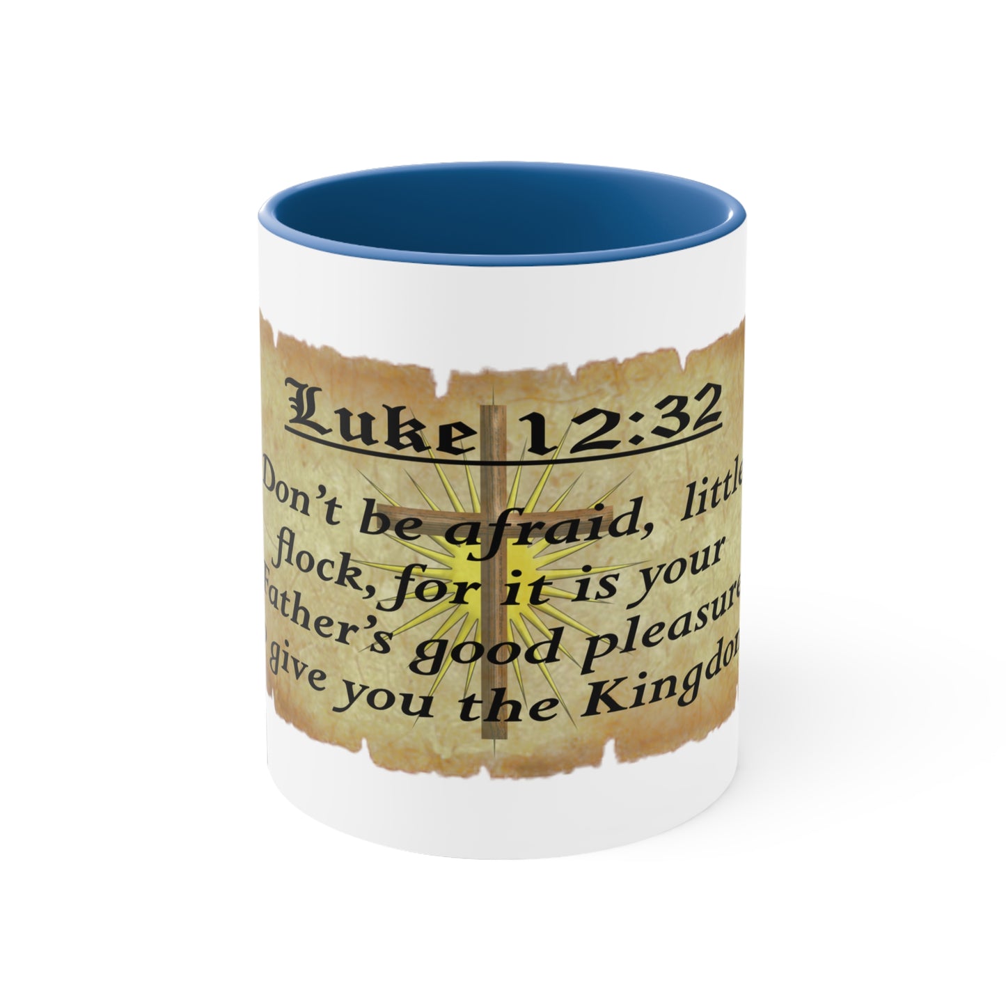 Verses - Luke 12:32 - Accent Coffee Mug, 11oz