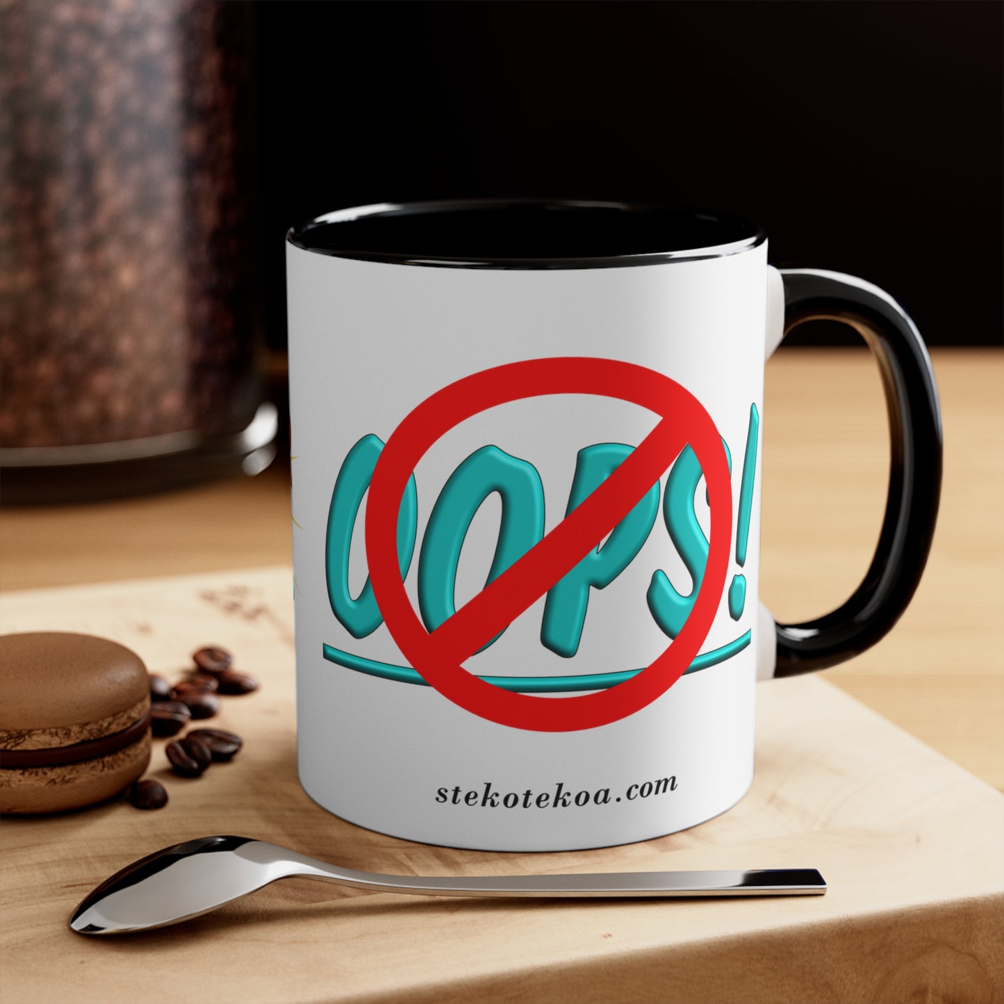 GNS - Oops - Accent Coffee Mug, 11oz