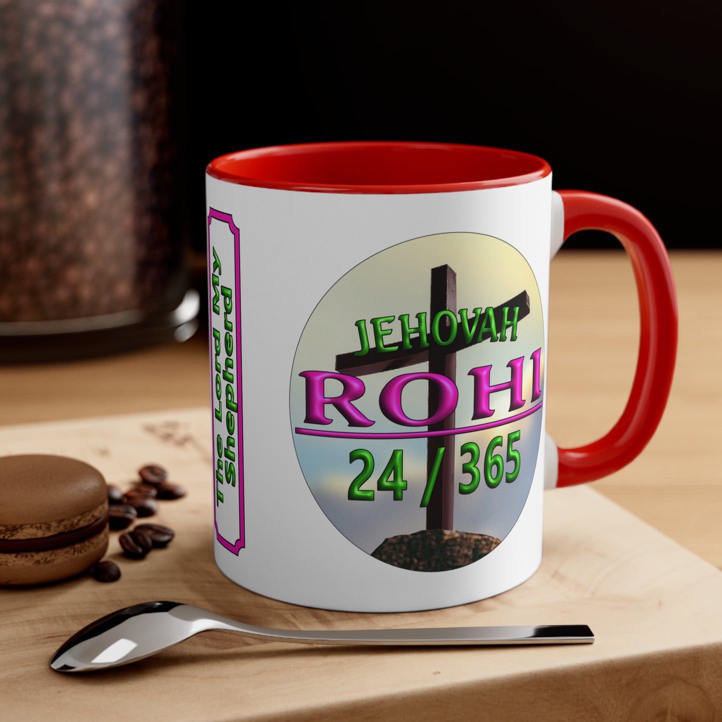 Jehovah Rohi - Accent Coffee Mug, 11oz